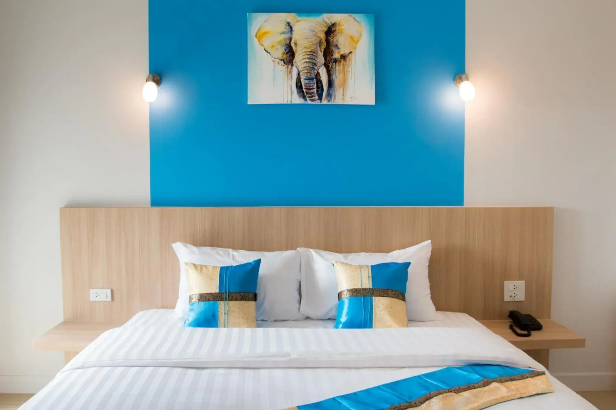 Bed in Phant at Thalang Service Apartment Bed in Phant at Thalang Service Apartment