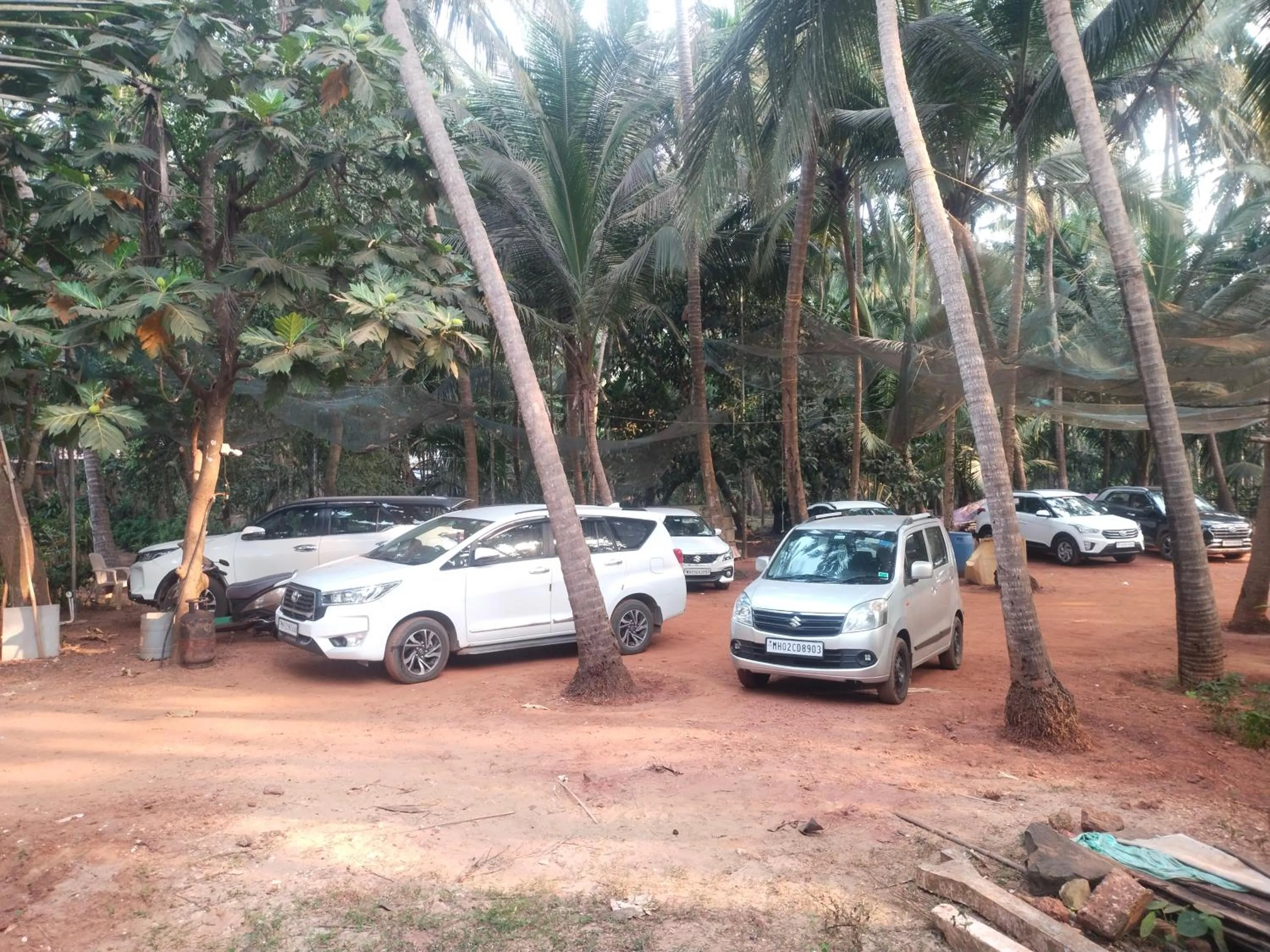 Parking in Samant Beach Resort