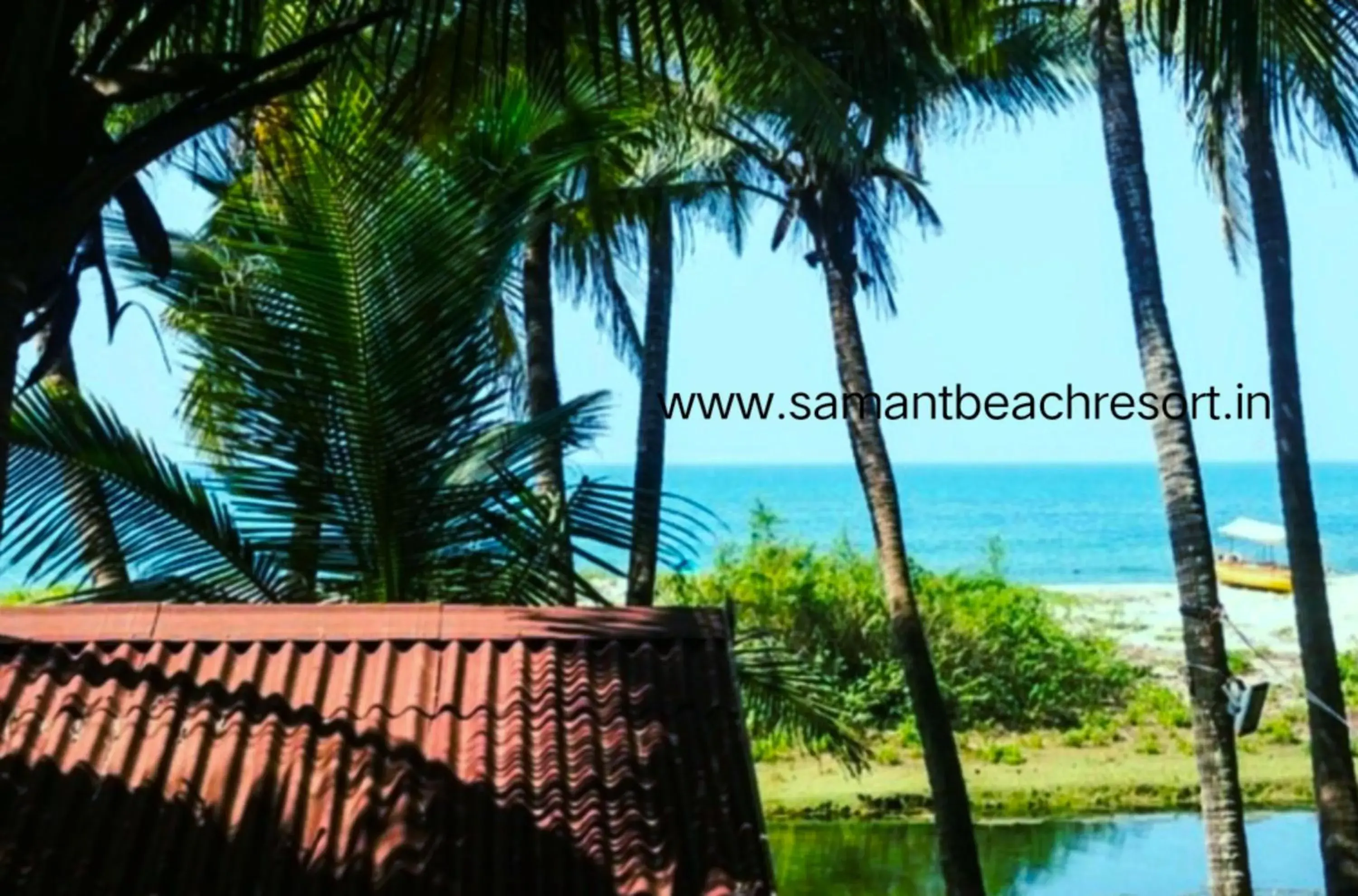 Sea view in Samant Beach Resort Sea view in Samant Beach Resort