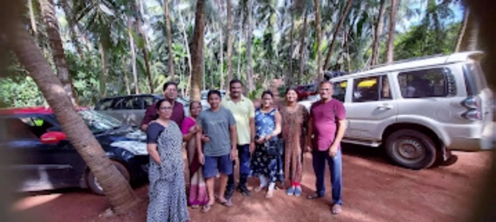 group of guests in Samant Beach Resort