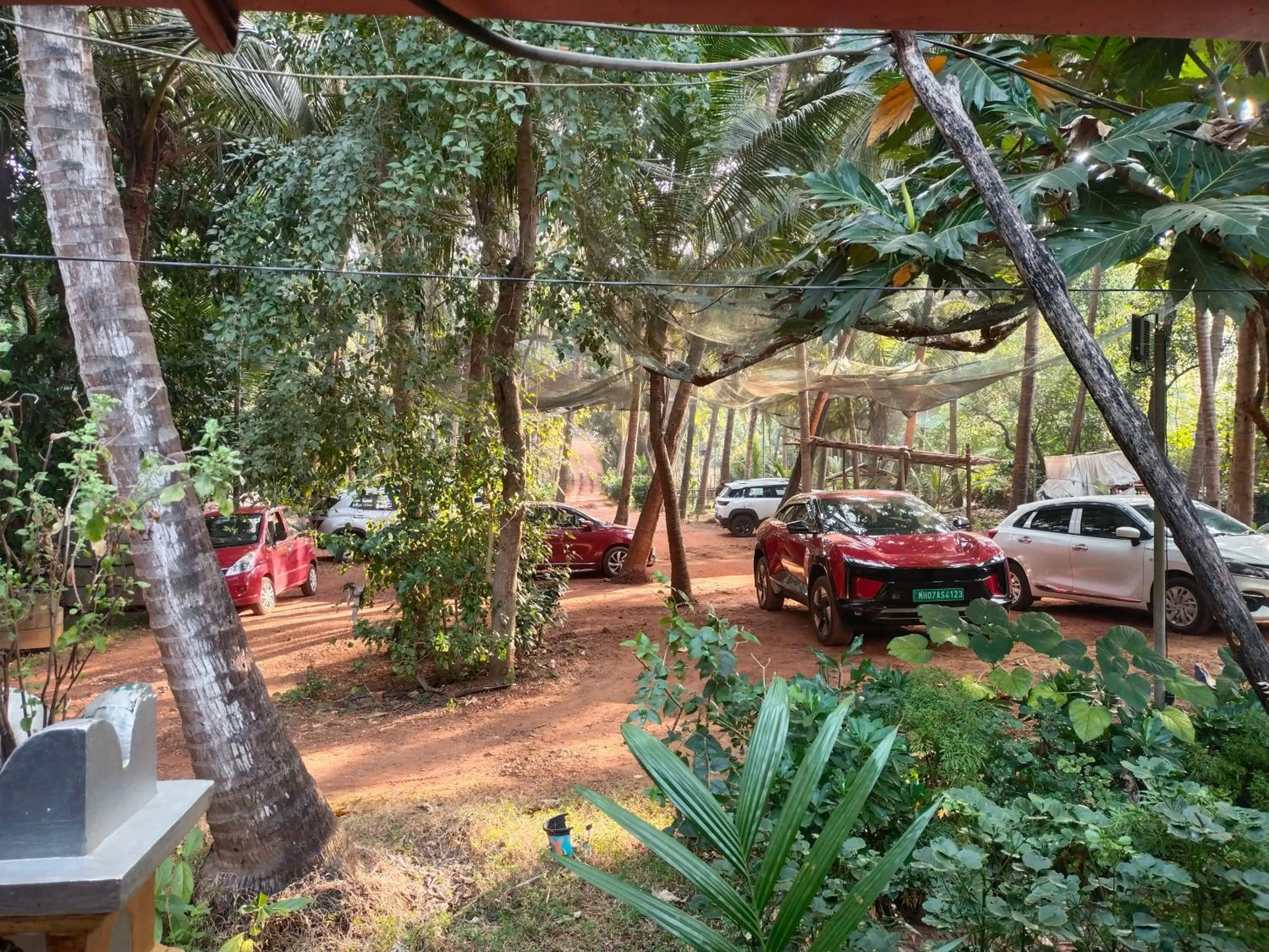 Garden in Samant Beach Resort