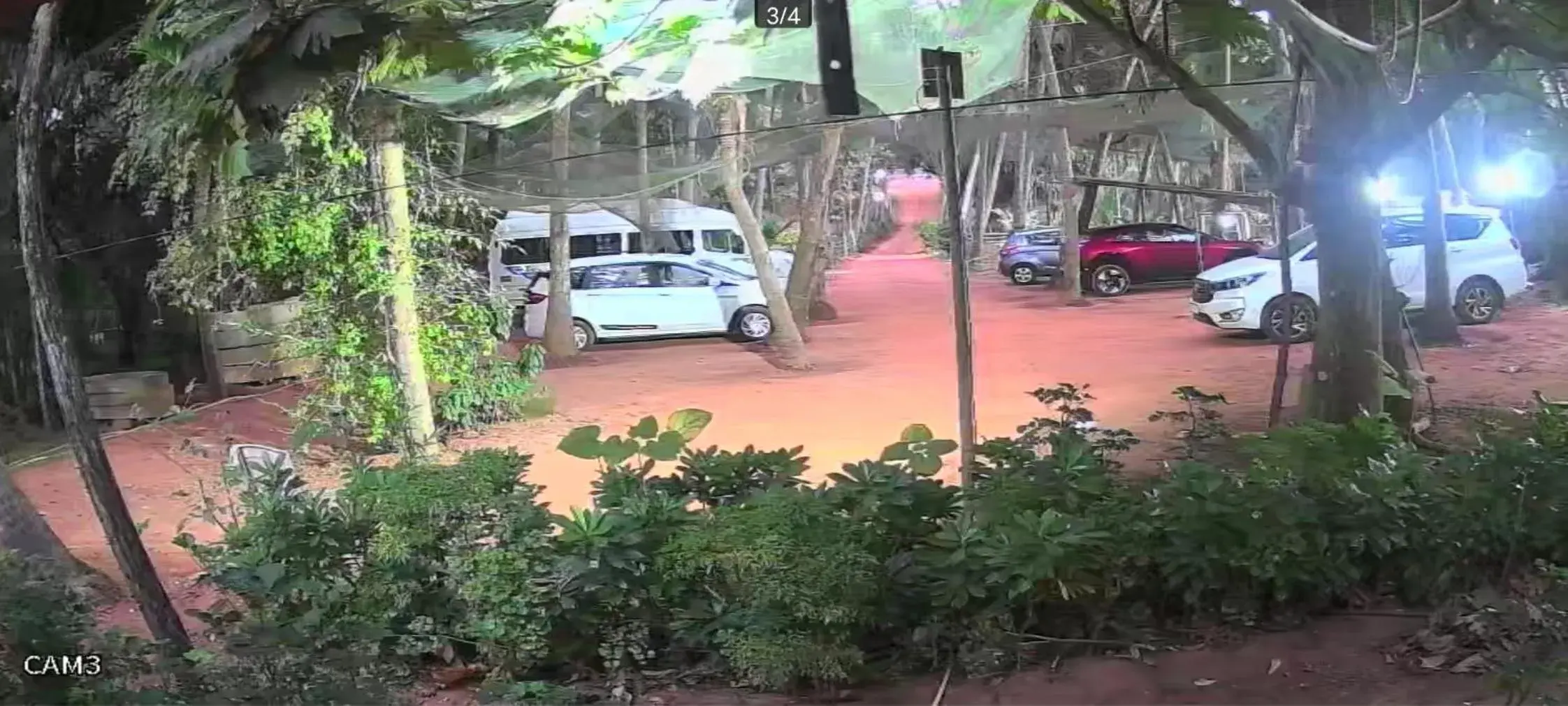 Garden view in Samant Beach Resort Garden view in Samant Beach Resort