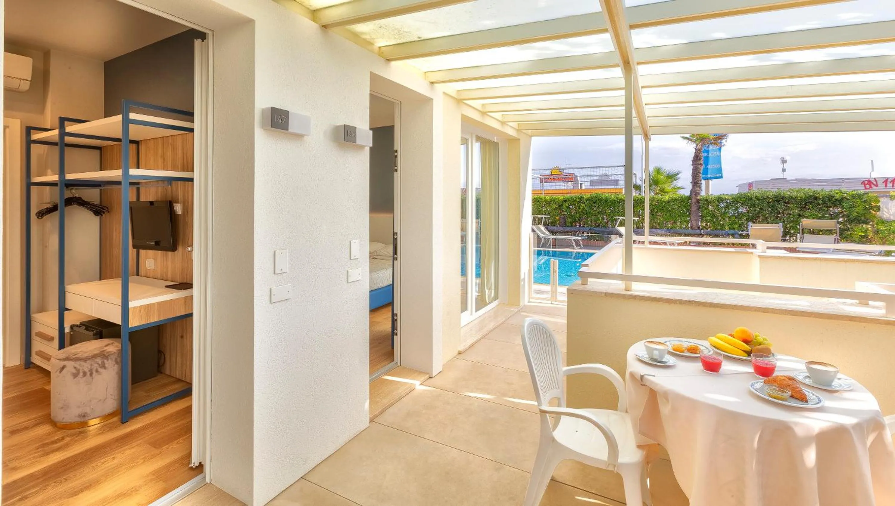 Patio in Hotel Gemma