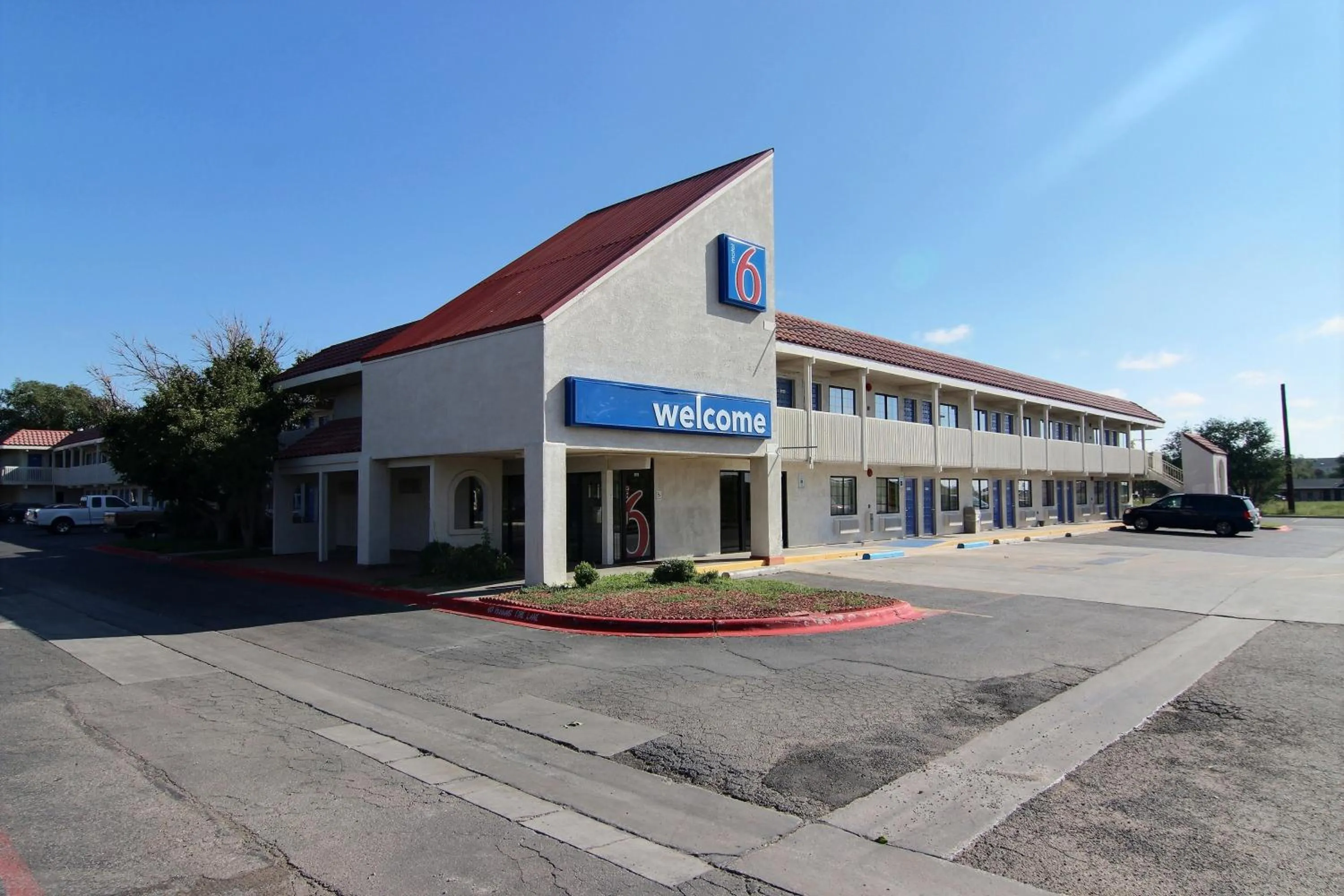 Facade/entrance in Motel 6-Amarillo, TX - Airport