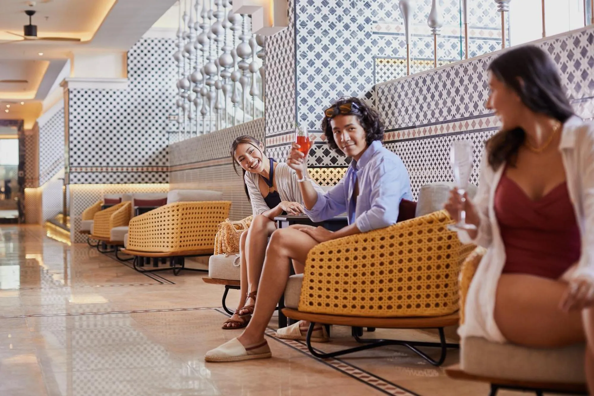 Lounge or bar in Valia Hotel Bangkok