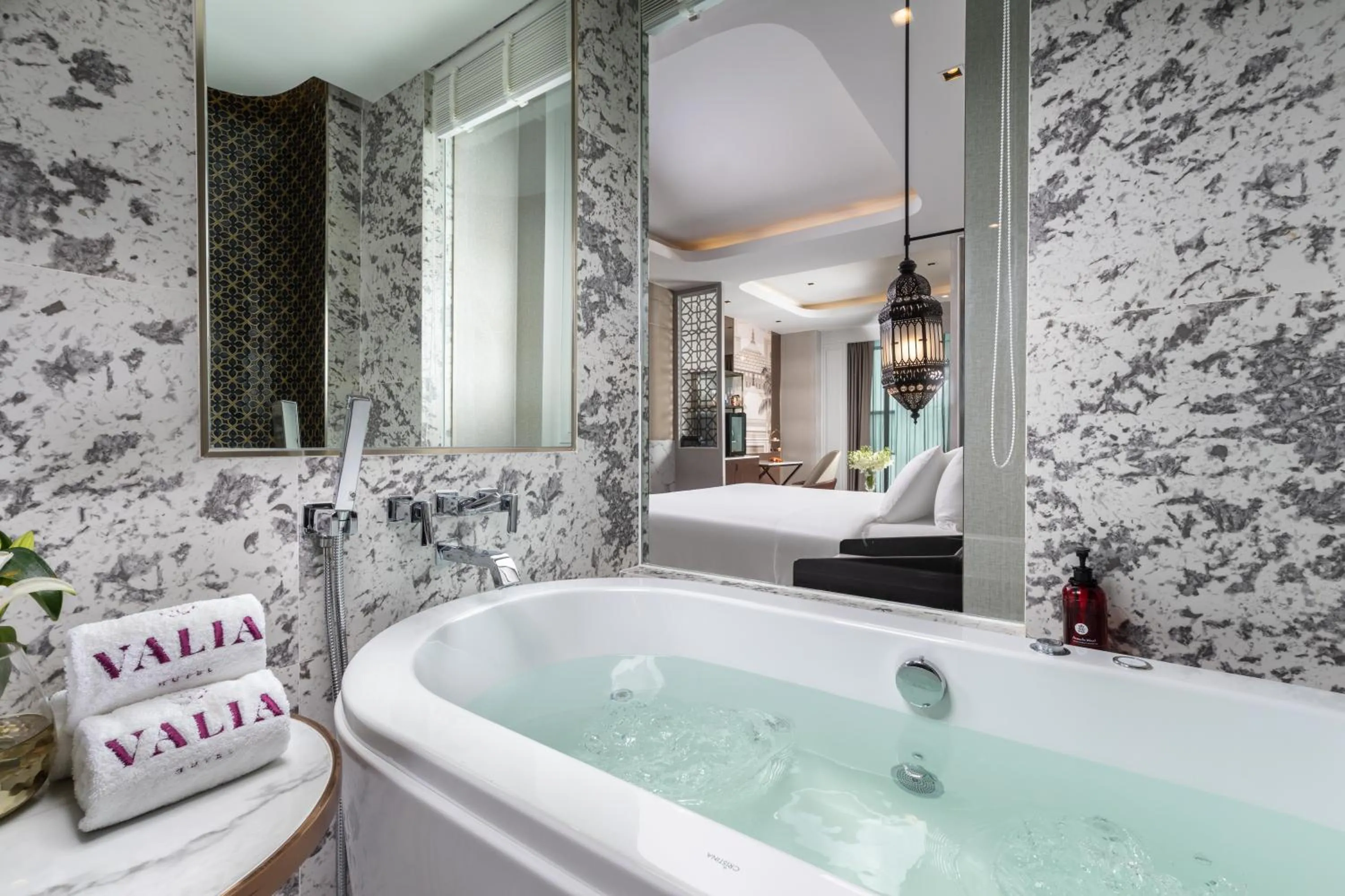 Bathroom in Valia Hotel Bangkok