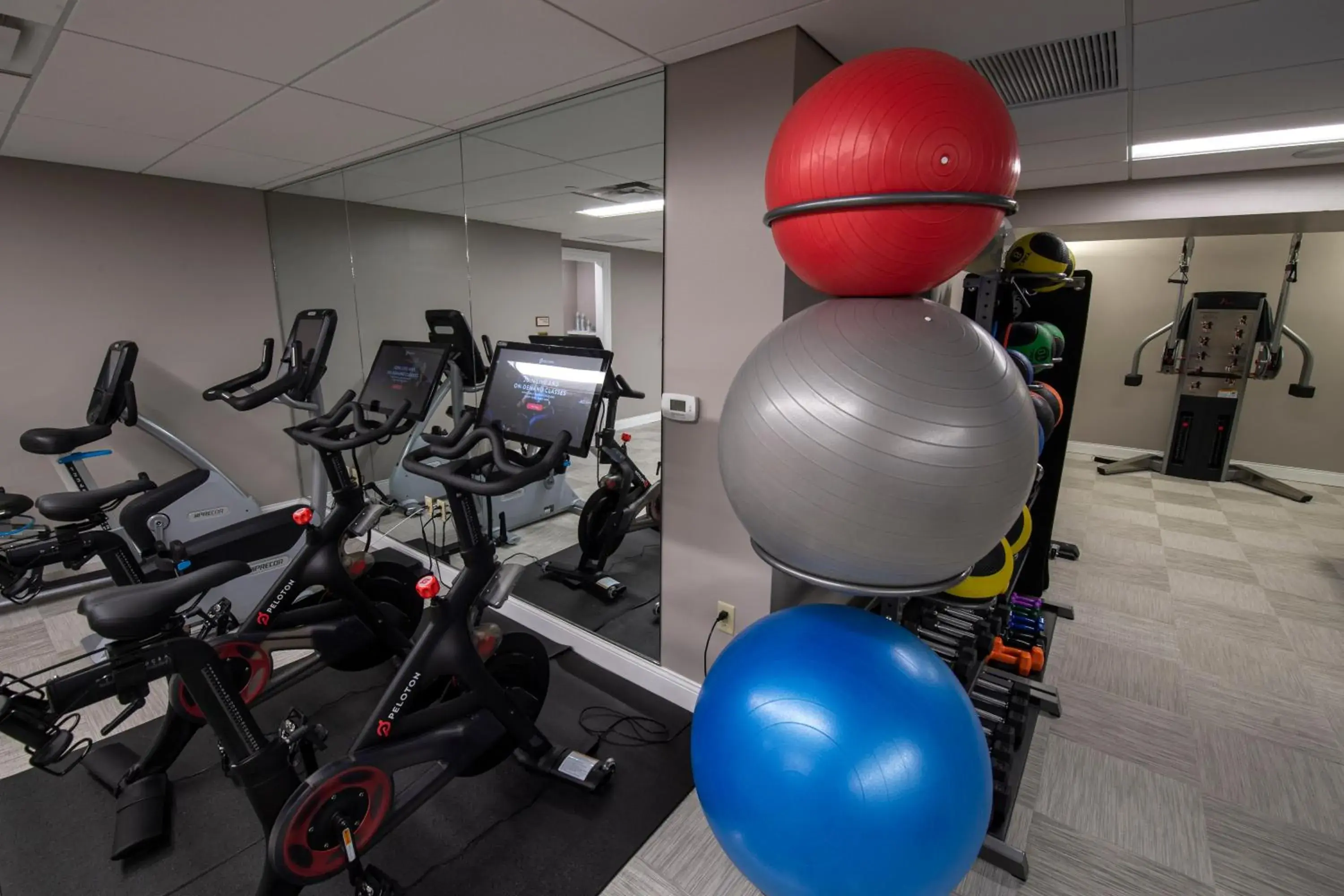 Fitness centre/facilities in The Pfister Hotel Fitness centre/facilities in The Pfister Hotel