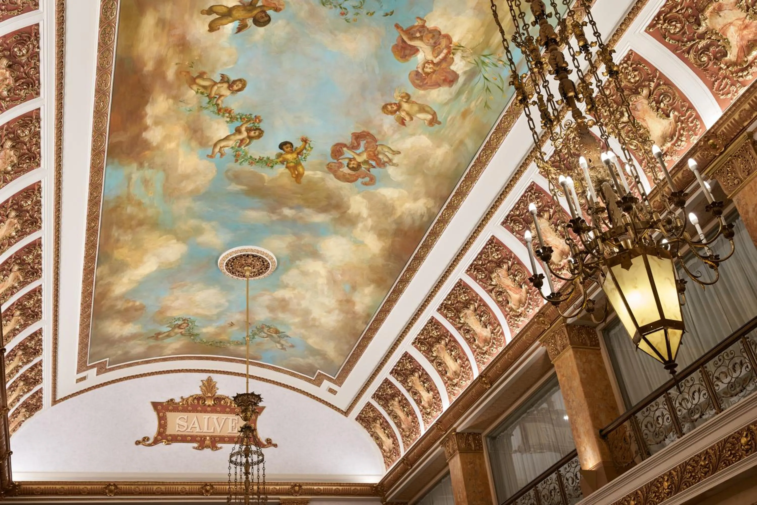 Lobby or reception in The Pfister Hotel