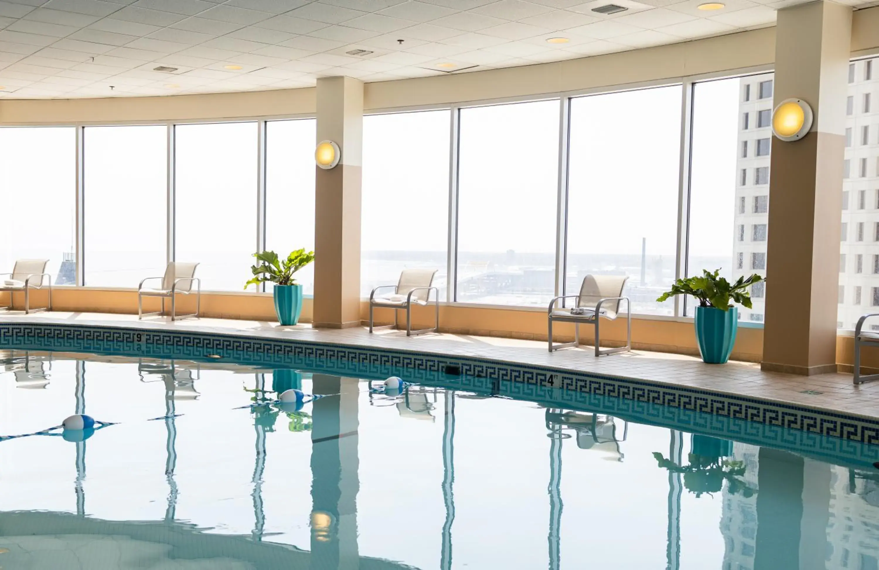 Swimming pool in The Pfister Hotel Swimming pool in The Pfister Hotel