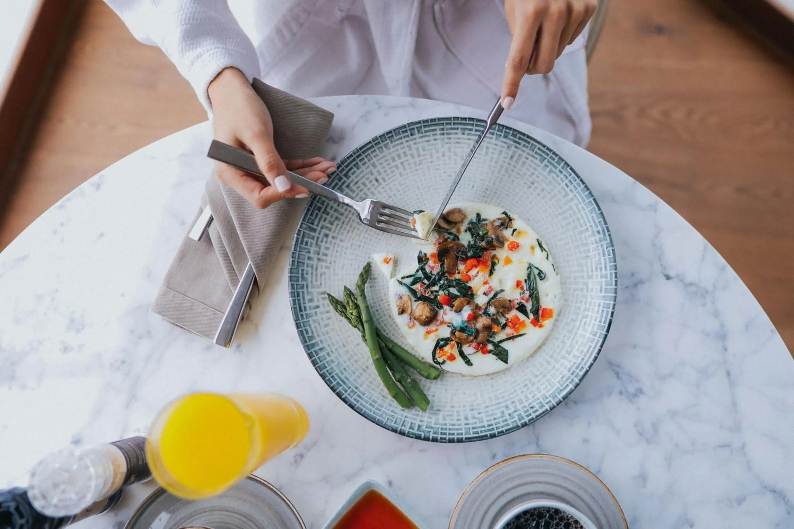 Breakfast in JW Marriott Hotel Lima