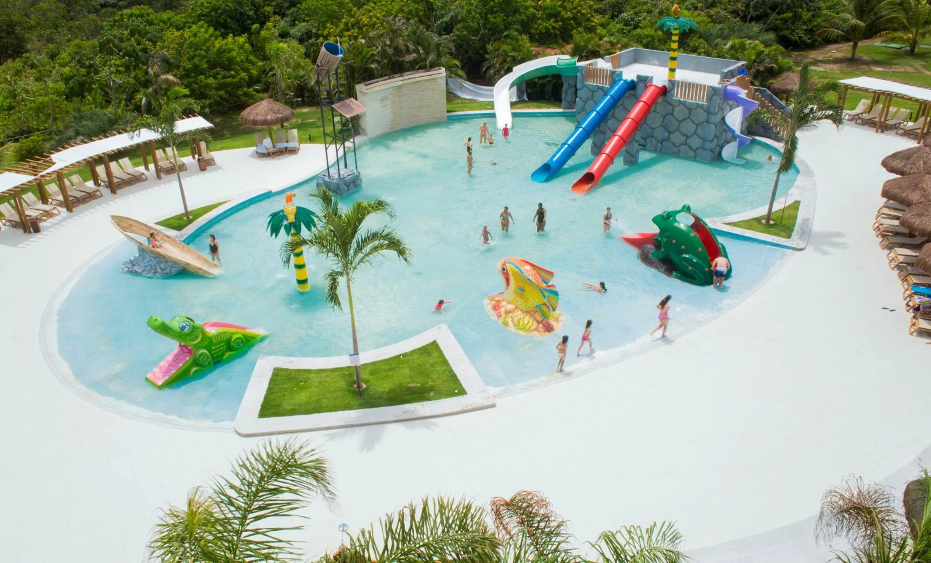 Aqua park in Grand Palladium Imbassaí Resort & Spa - All Inclusive