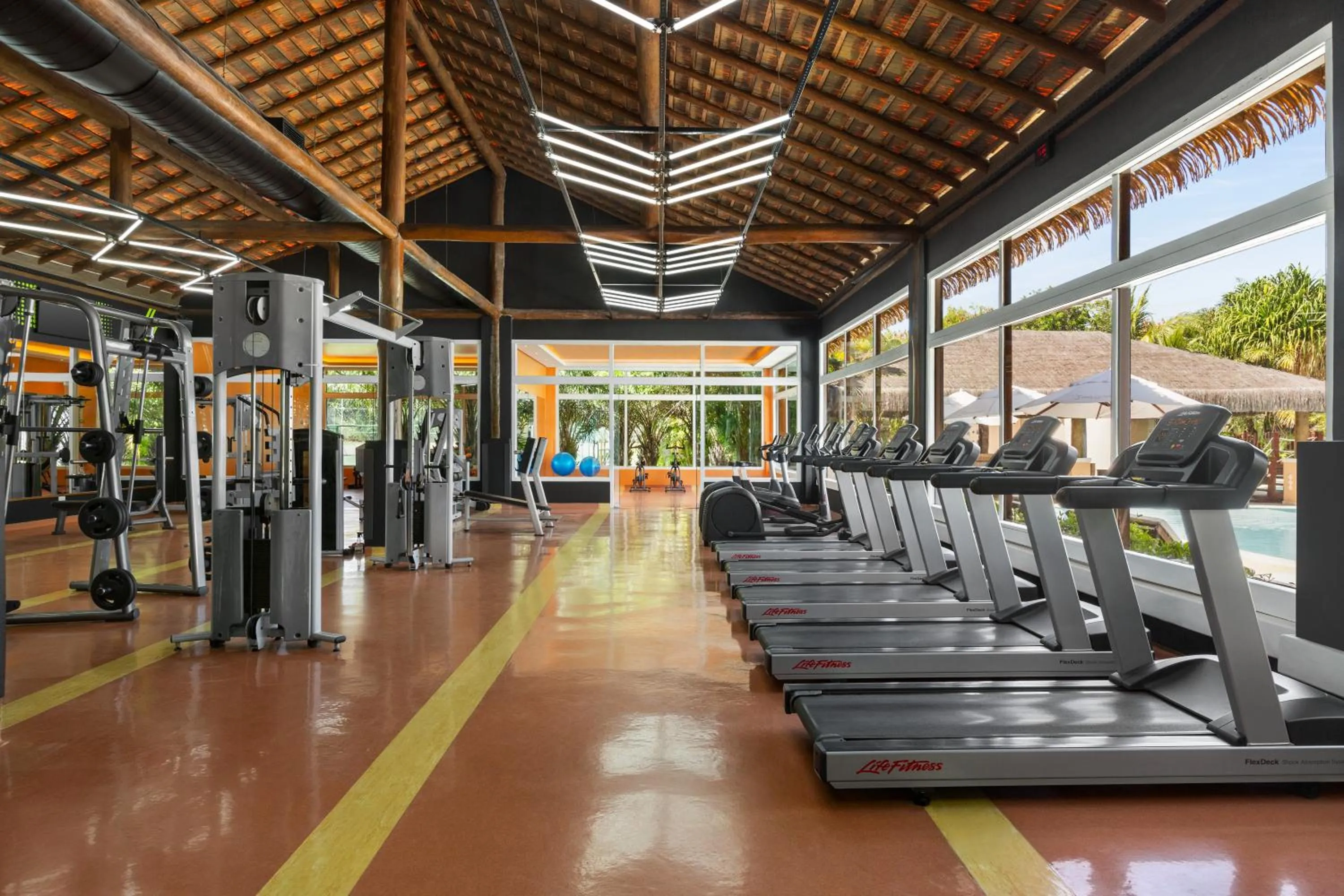 Fitness centre/facilities in Grand Palladium Imbassaí Resort & Spa - All Inclusive