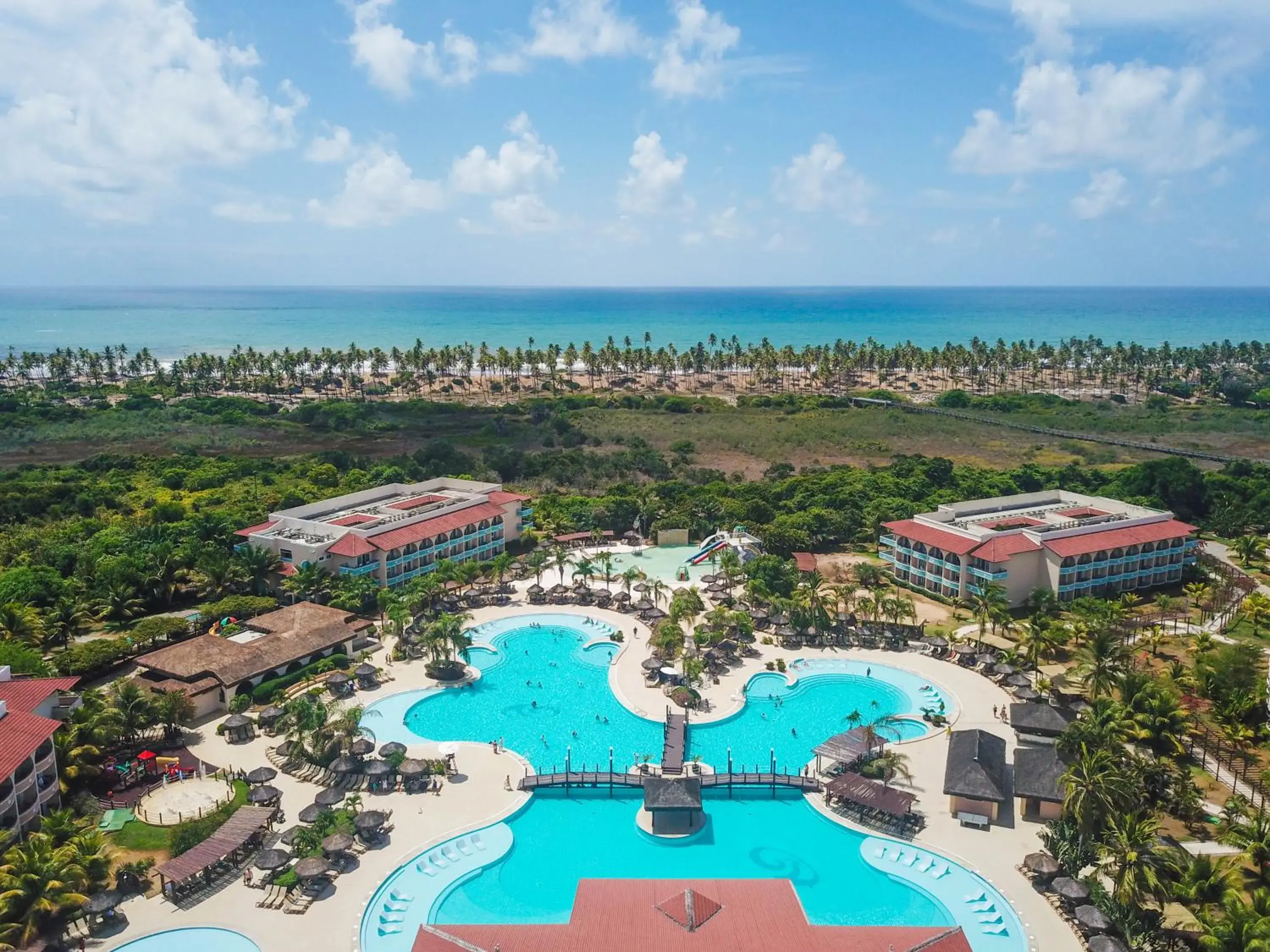 Bird's eye view in Grand Palladium Imbassaí Resort & Spa - All Inclusive Bird's eye view in Grand Palladium Imbassaí Resort & Spa - All Inclusive