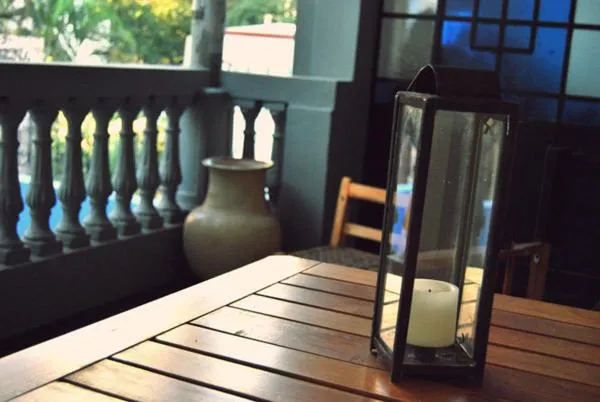 Decorative detail in La Rozada Suites