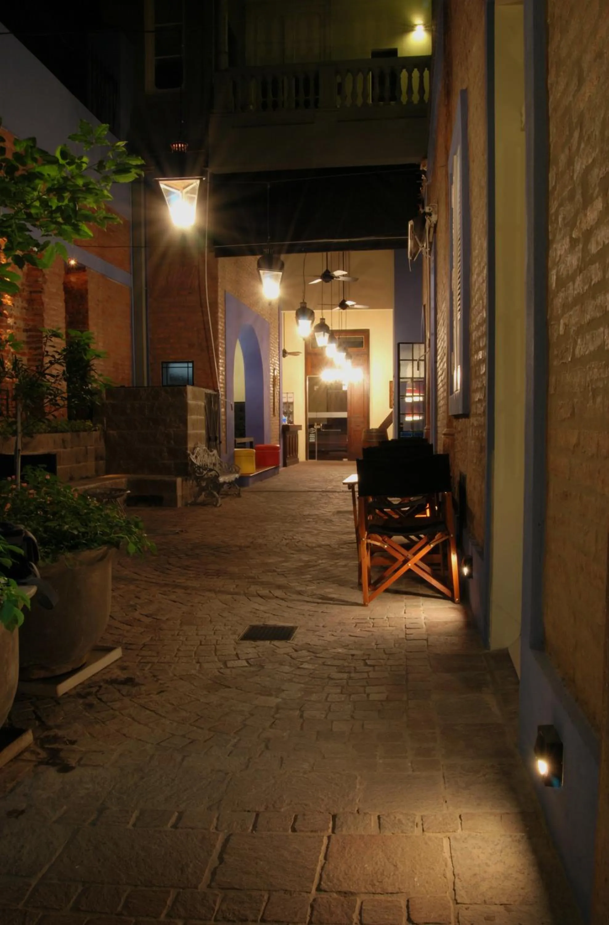 Patio in La Rozada Suites