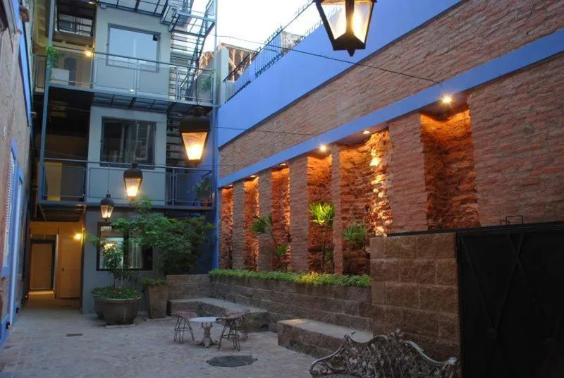 Patio in La Rozada Suites