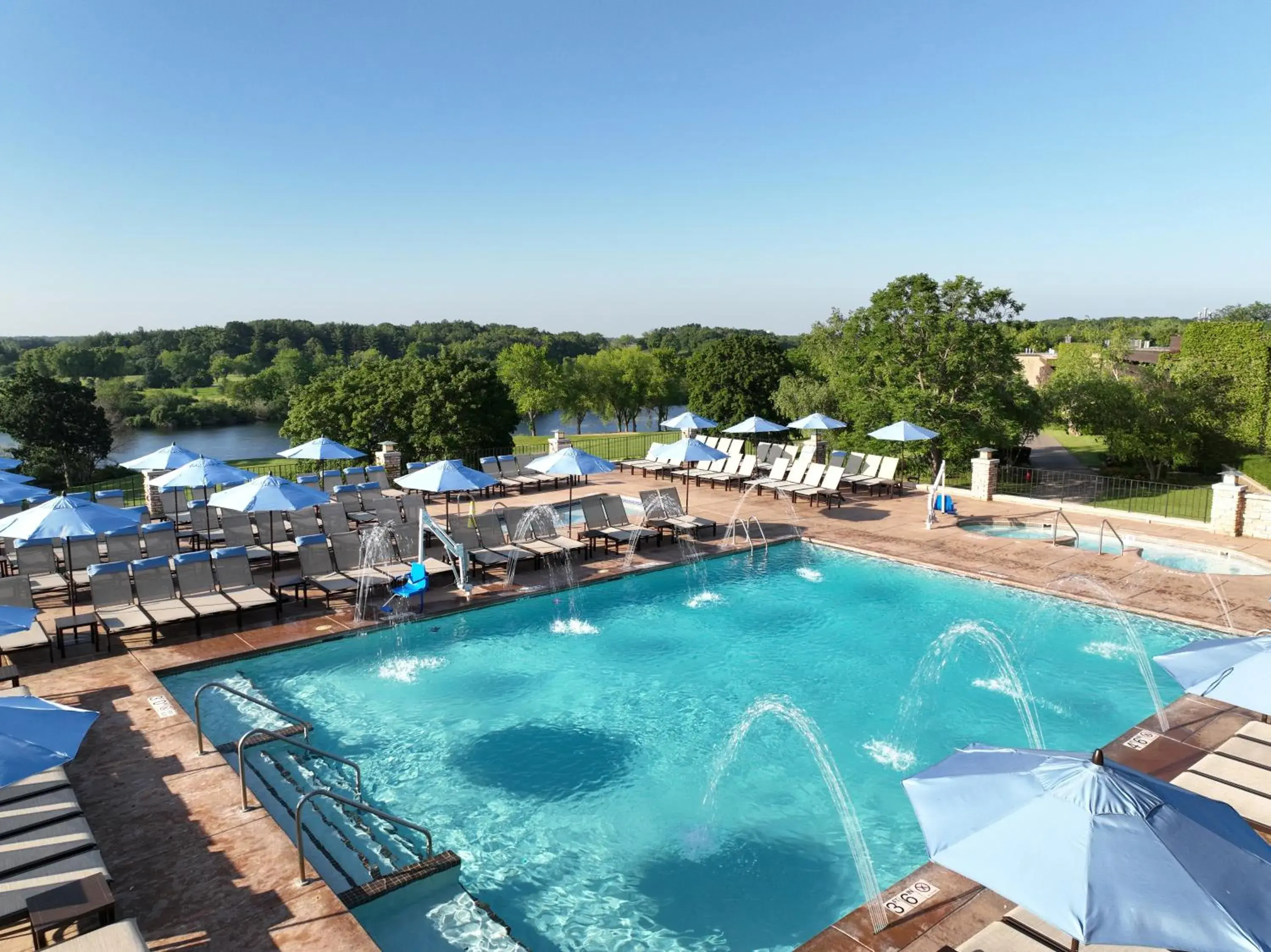Swimming pool in Grand Geneva Resort and Spa Swimming pool in Grand Geneva Resort and Spa