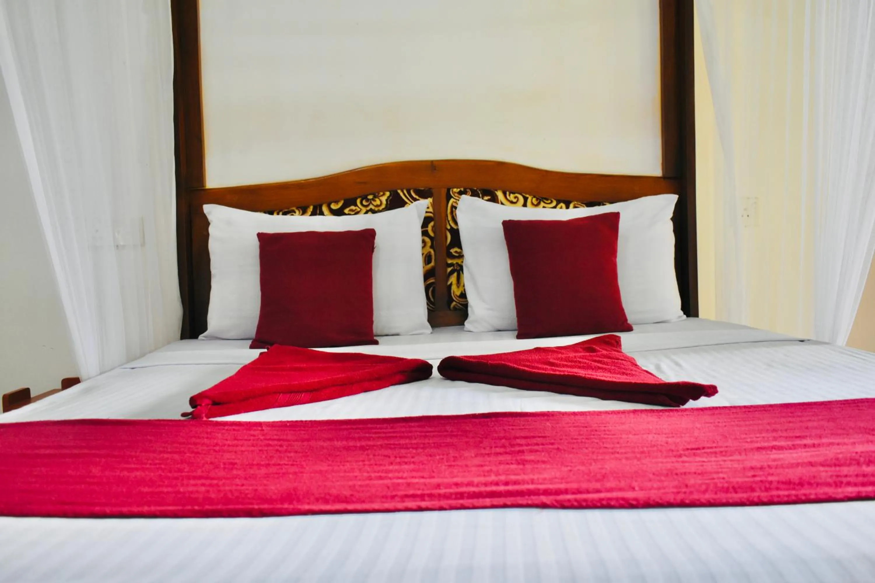 Bed in Green Hut Nature Resort