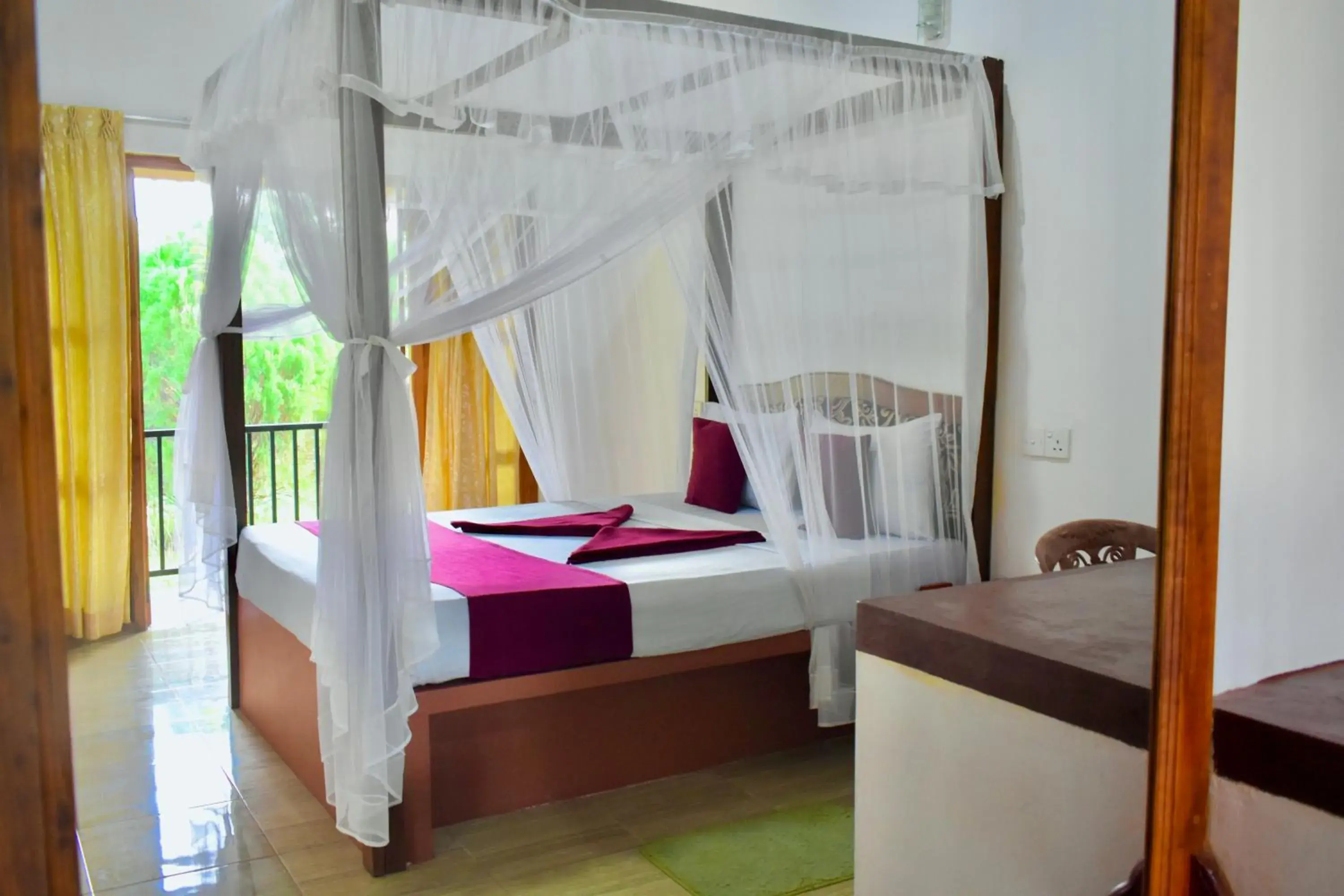 Double Room with Balcony in Green Hut Nature Resort Double Room with Balcony in Green Hut Nature Resort
