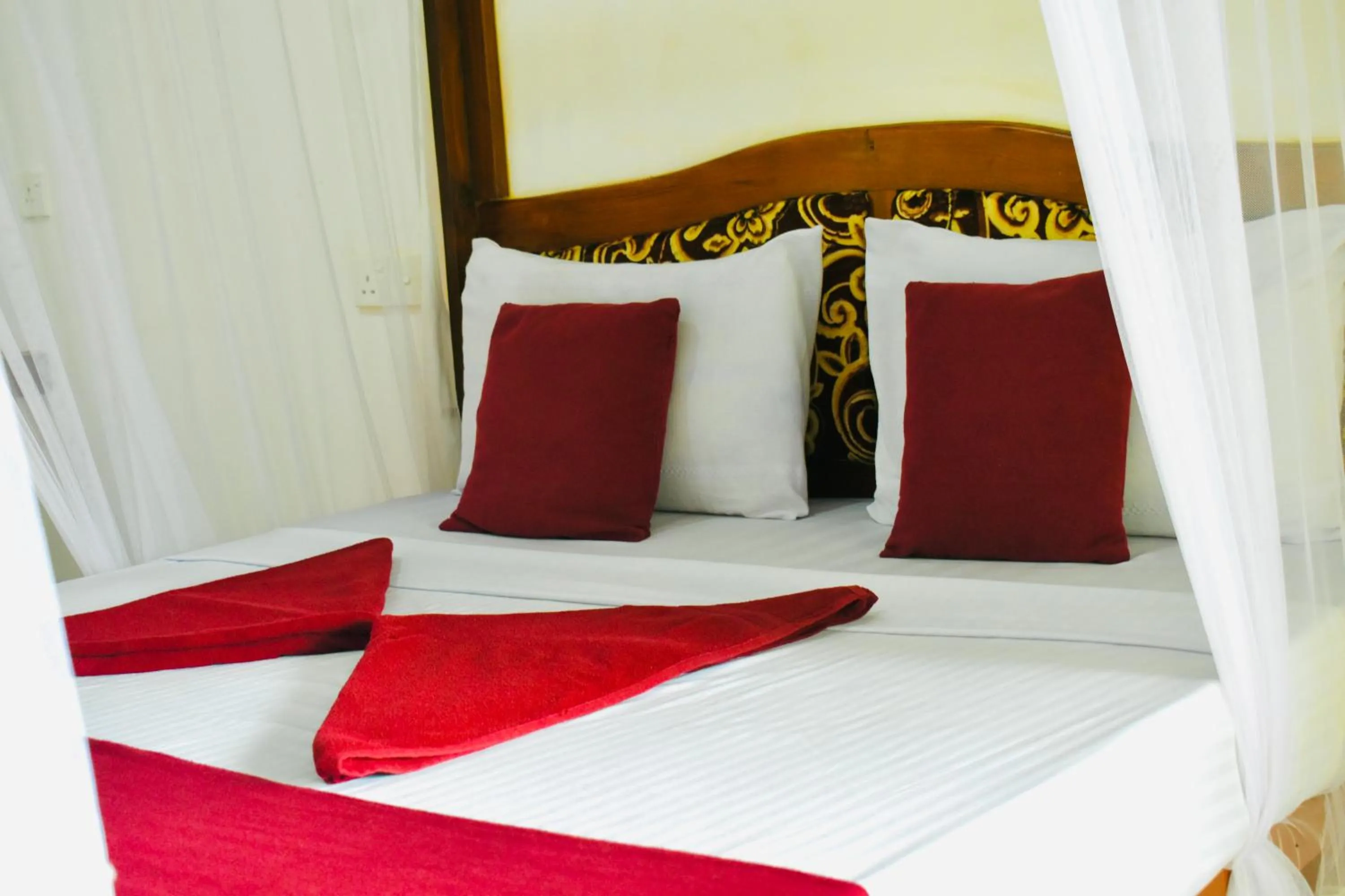 Bed in Green Hut Nature Resort