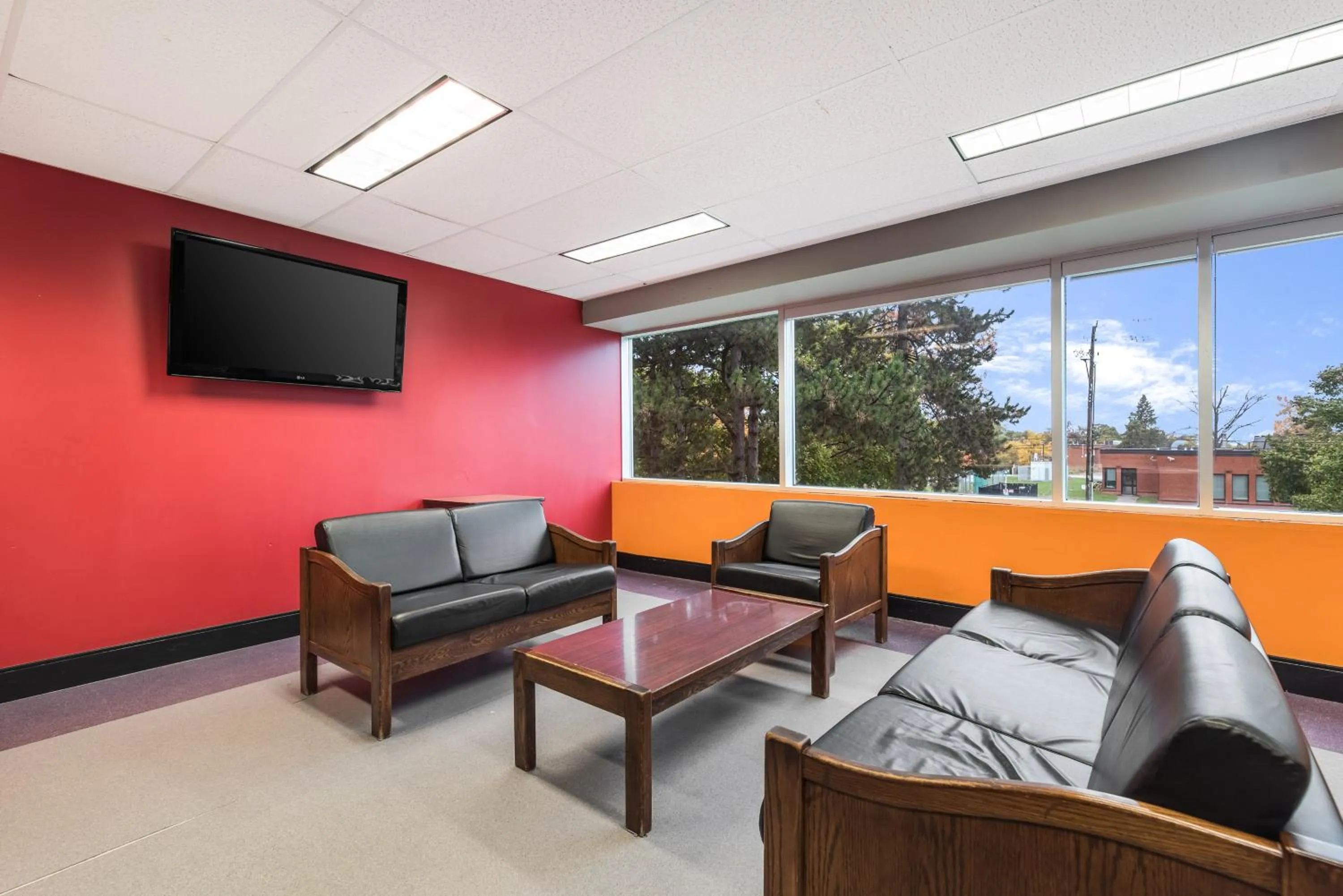 Seating area in Residence & Conference Centre - Hamilton