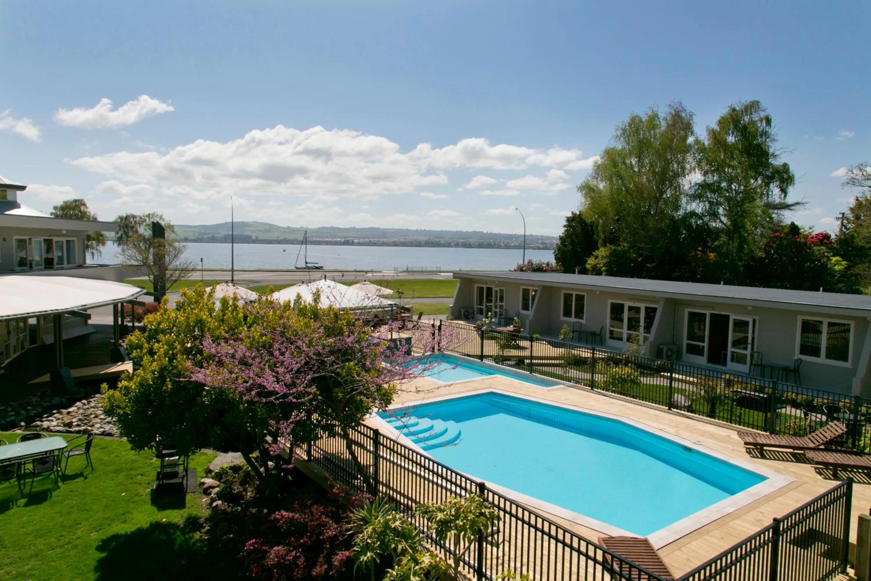 Balcony/Terrace in Anchorage Resort Taupo NZ