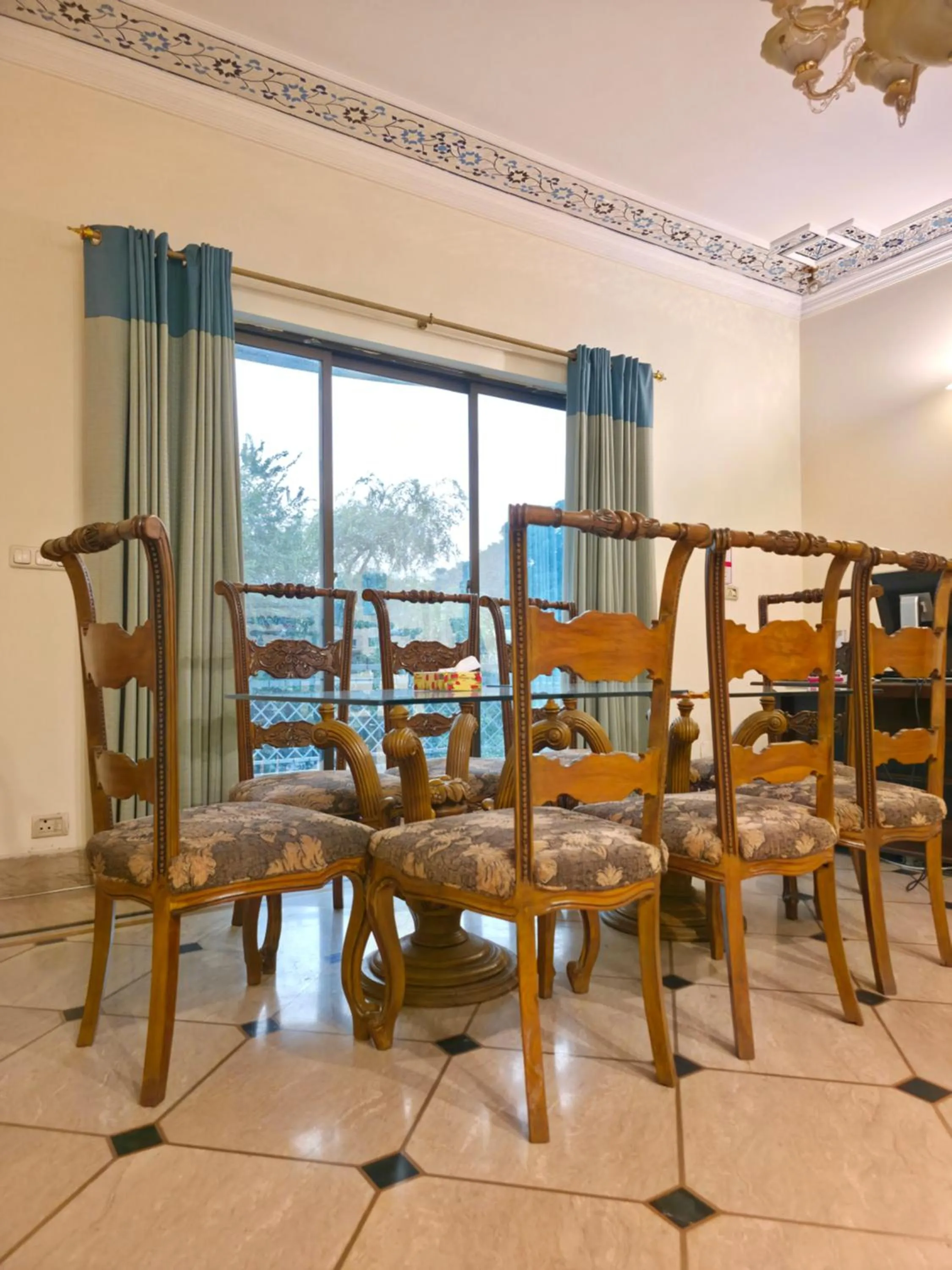 Living room in Executive Galaxy Guest House Islamabad