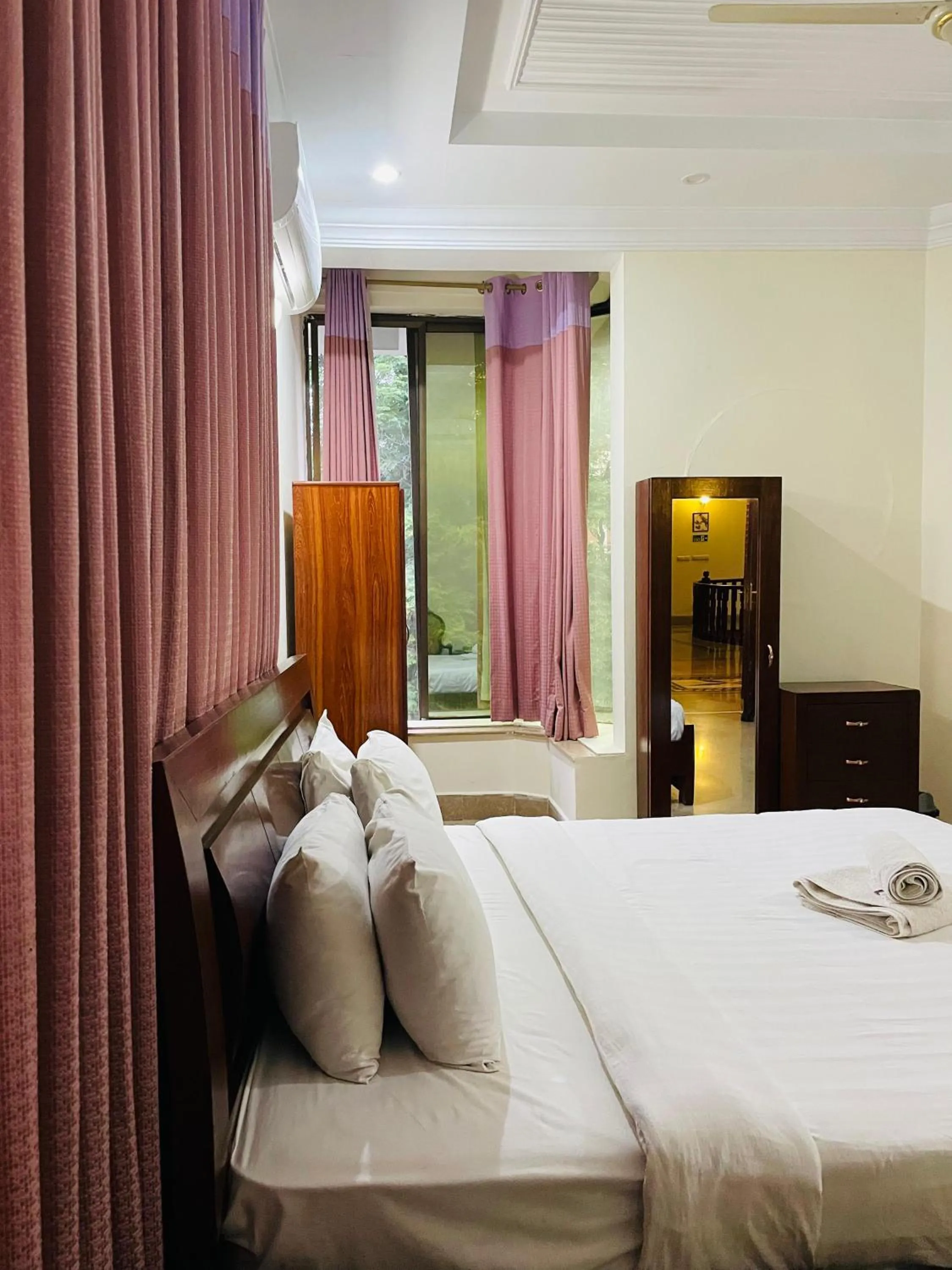 Photo of the whole room, Bed in Executive Galaxy Guest House Islamabad