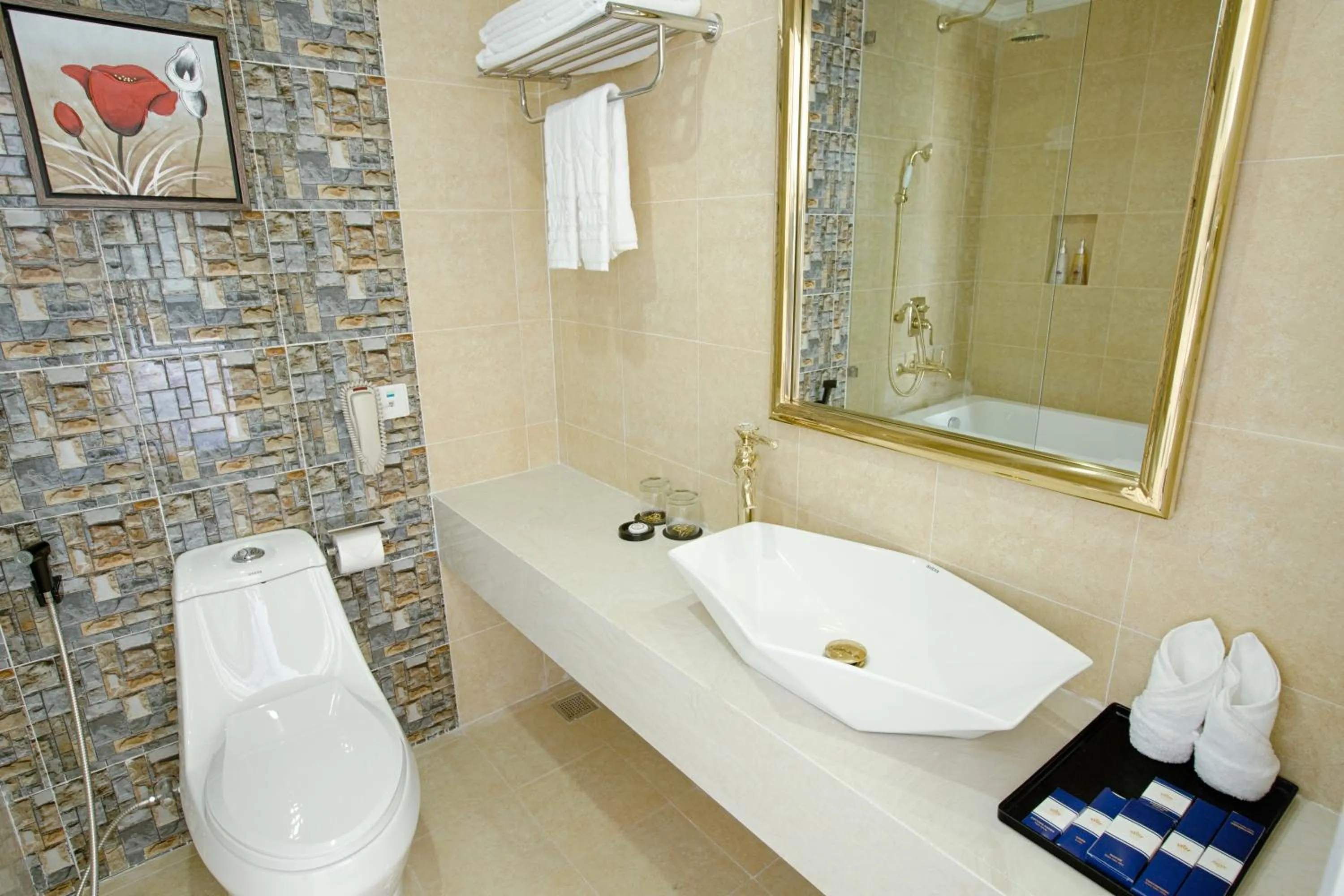 Toilet in Fivitel Da Nang