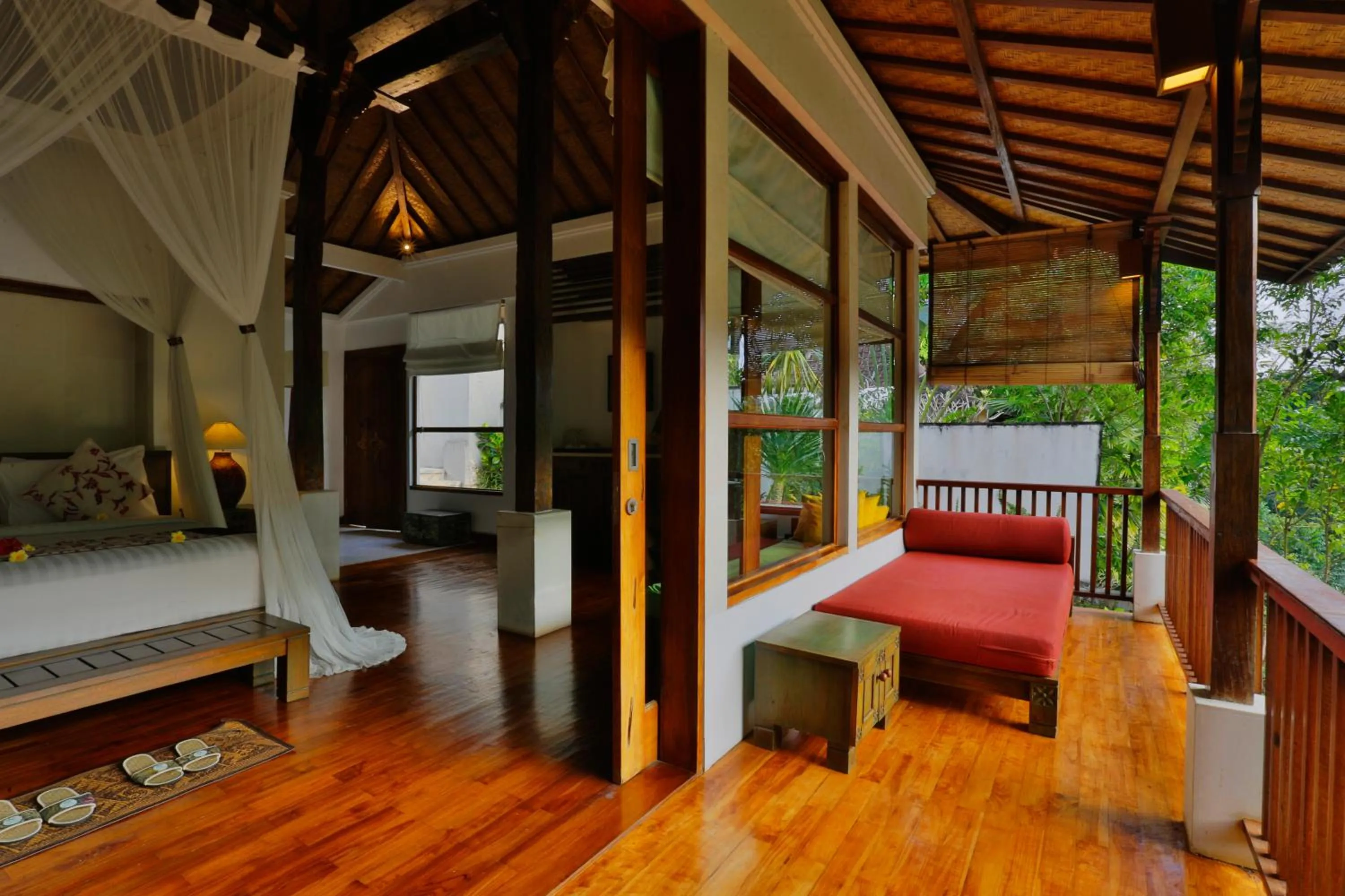 Balcony/Terrace, Bed in Alam Ubud Culture Villas And Residences