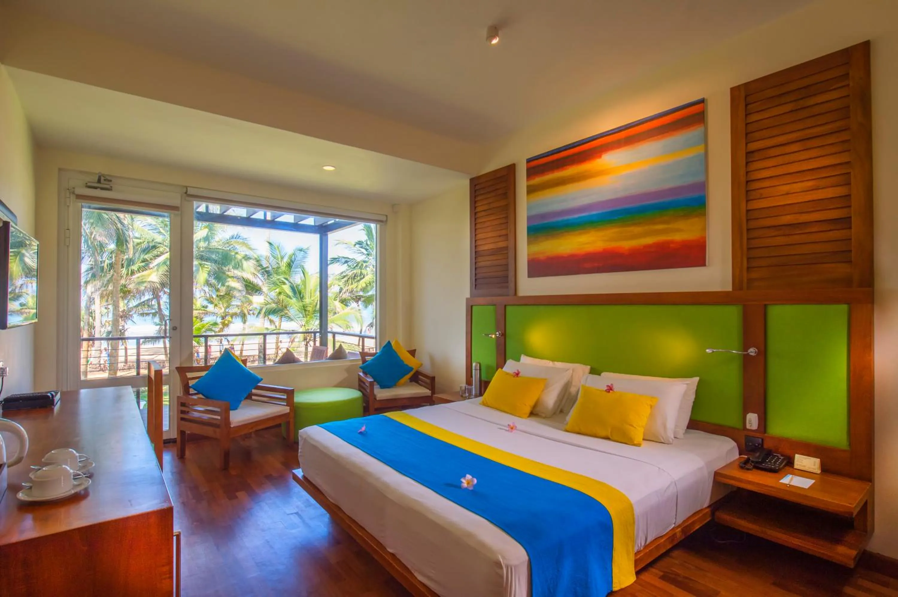 Bed in Mermaid Hotel & Club