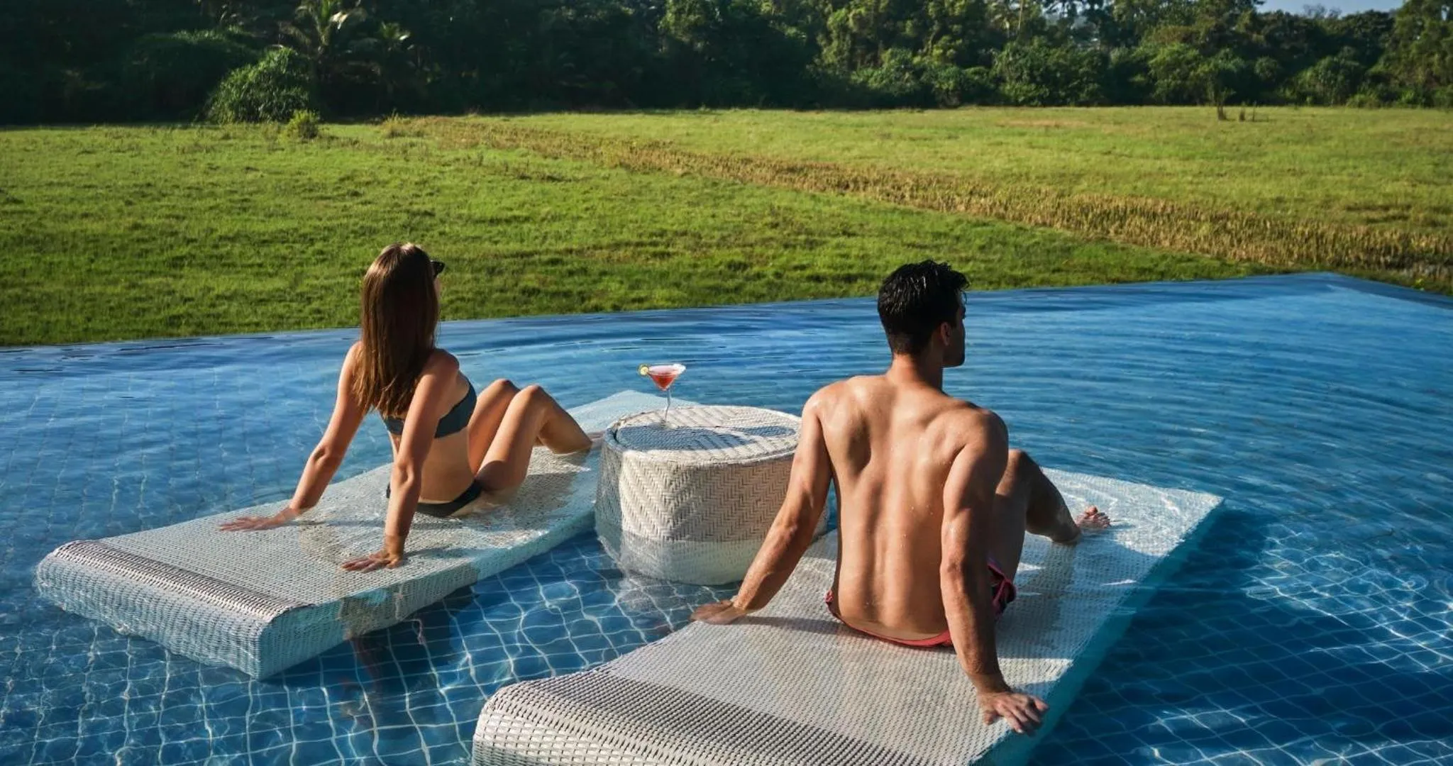 Pool view in Alila Diwa Goa - A Hyatt Brand