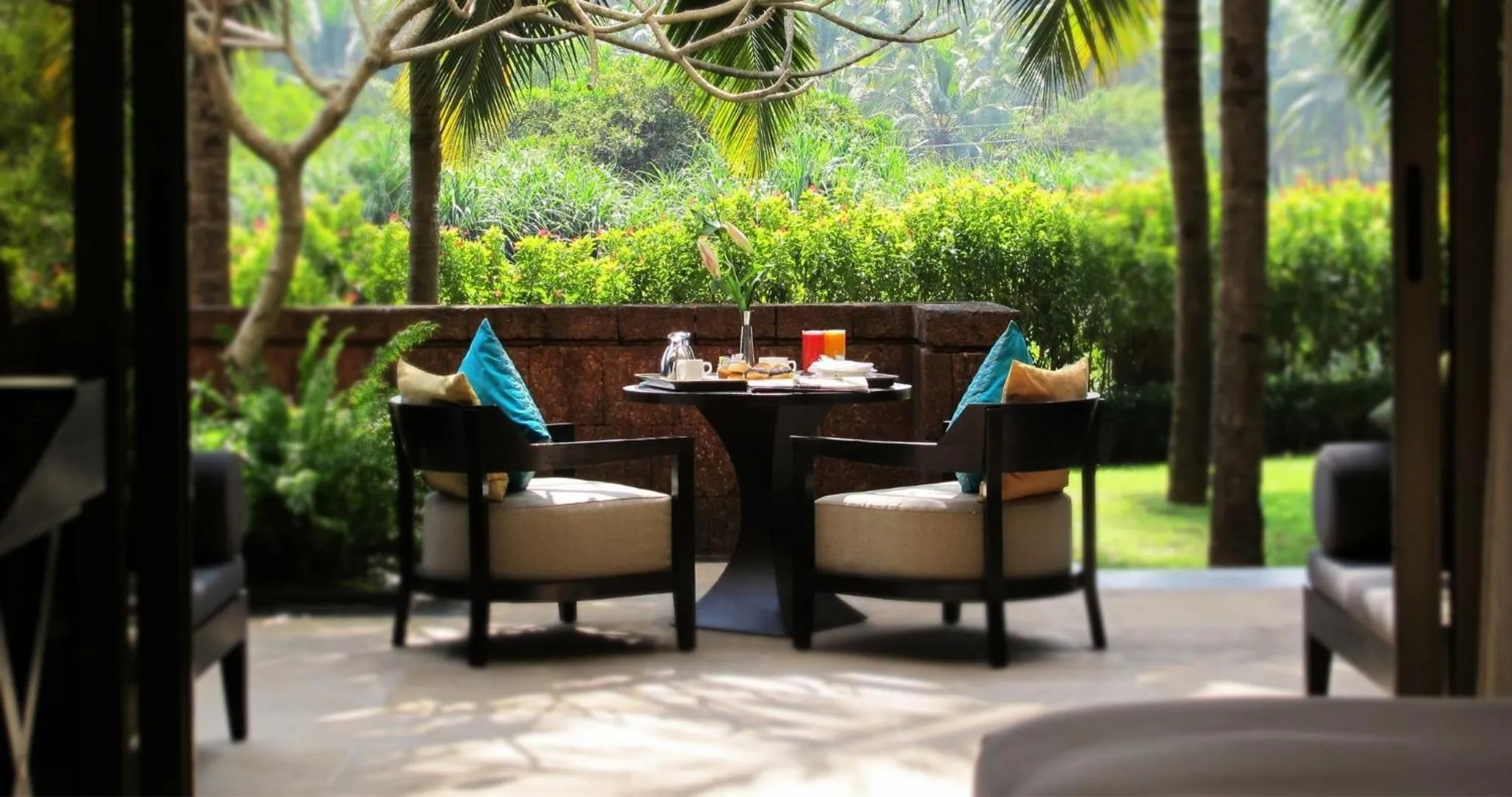 Patio in Alila Diwa Goa - A Hyatt Brand