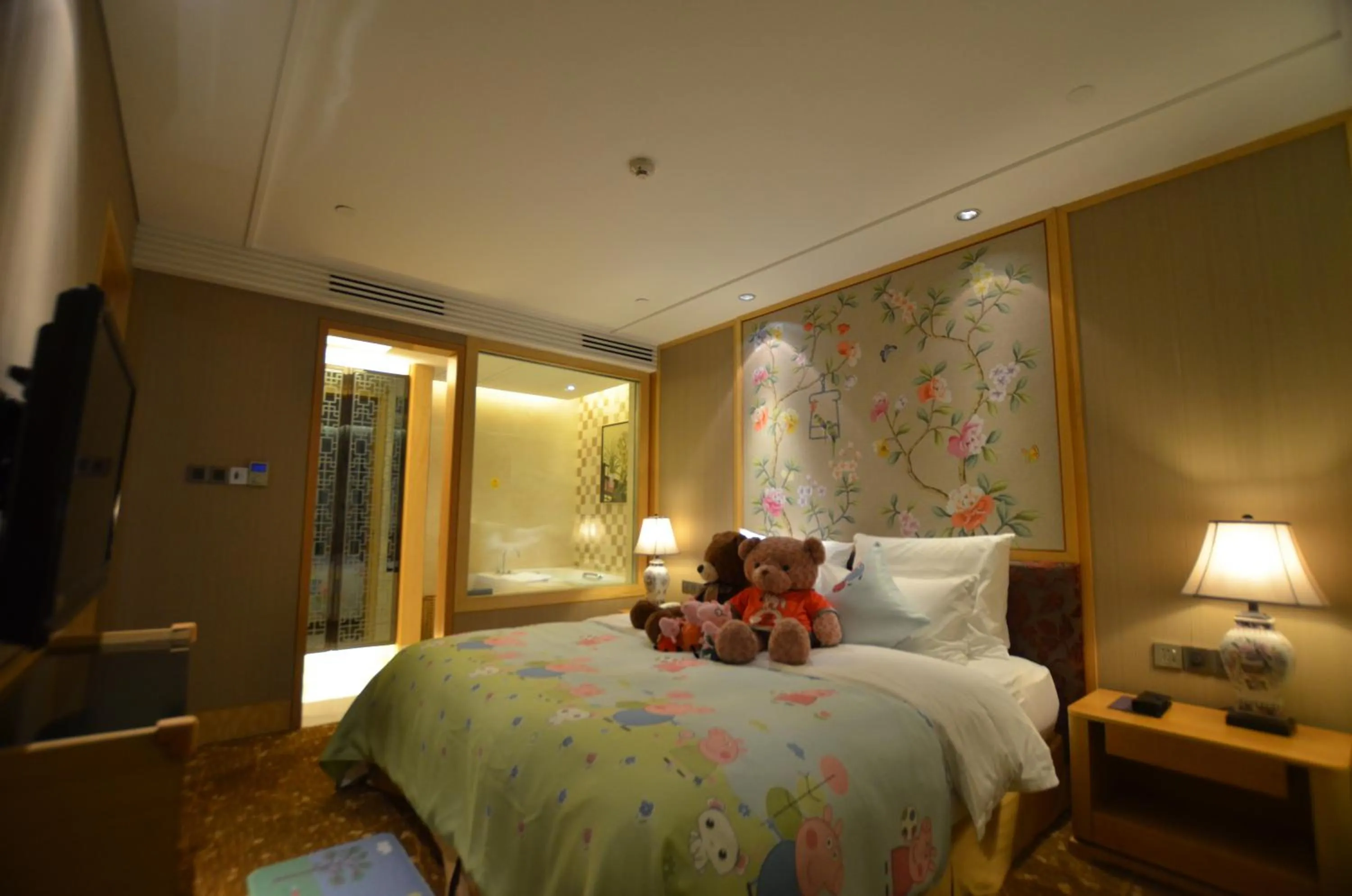 Bed in Panyu Hotel
