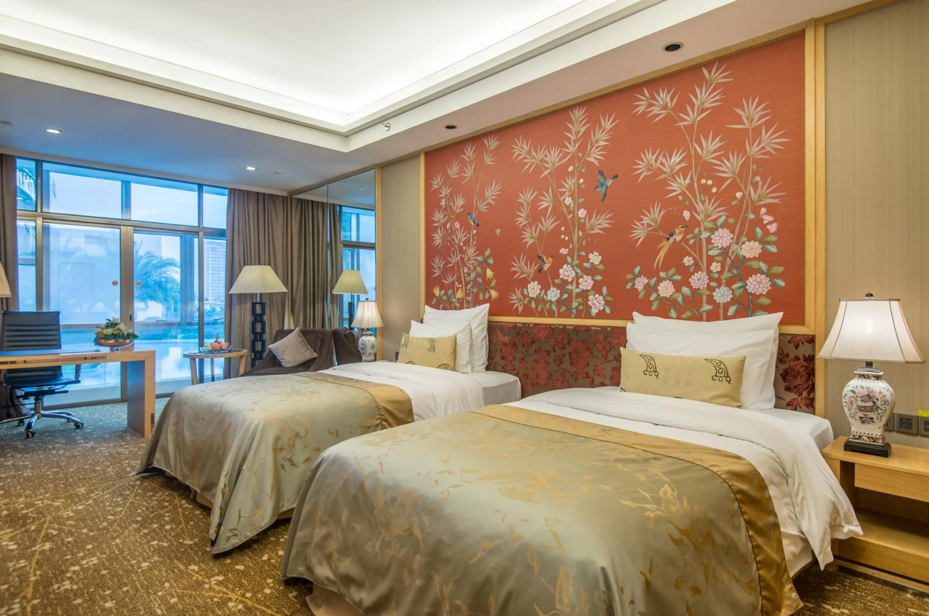 Bedroom, Bed in Panyu Hotel