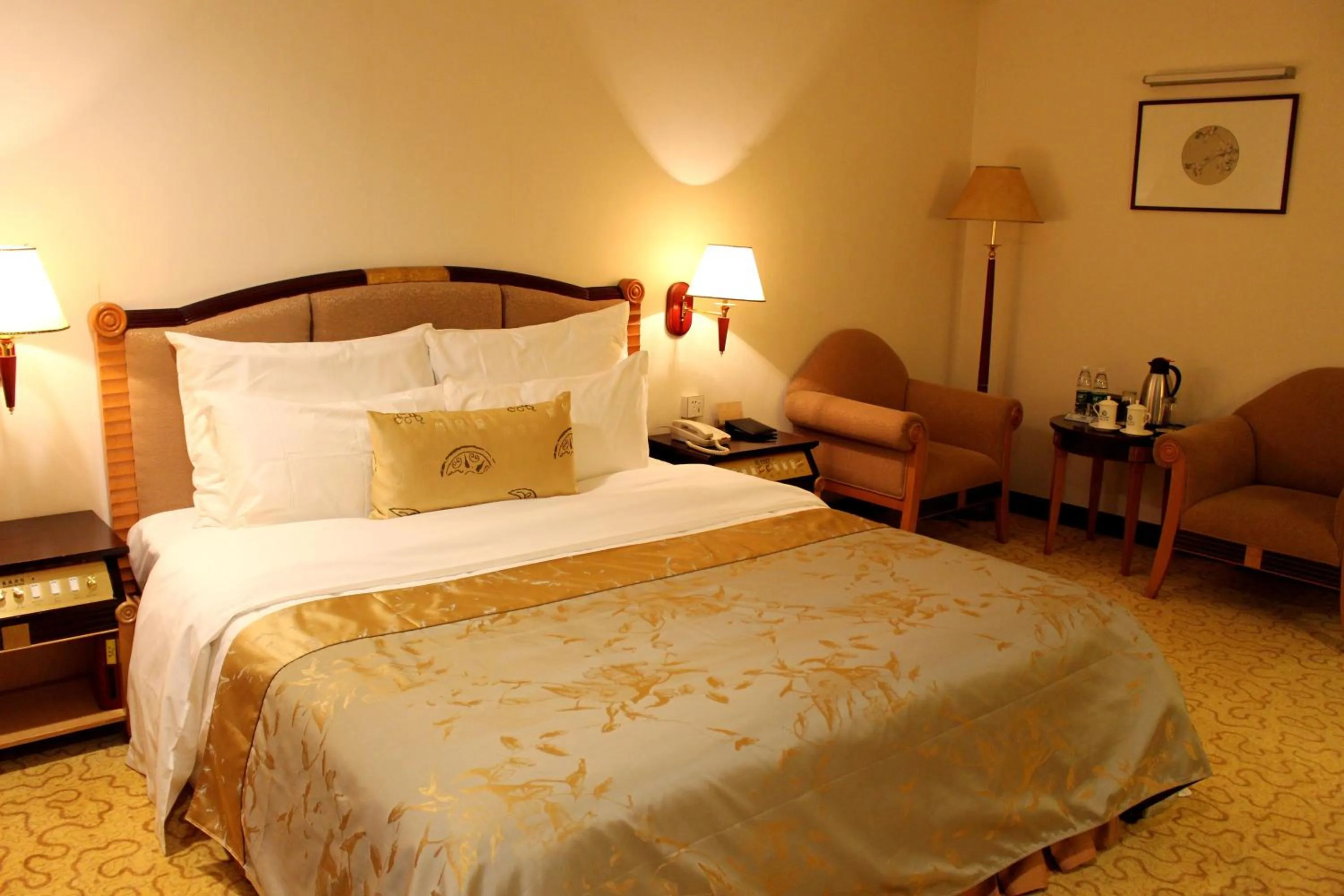 Bedroom, Bed in Panyu Hotel