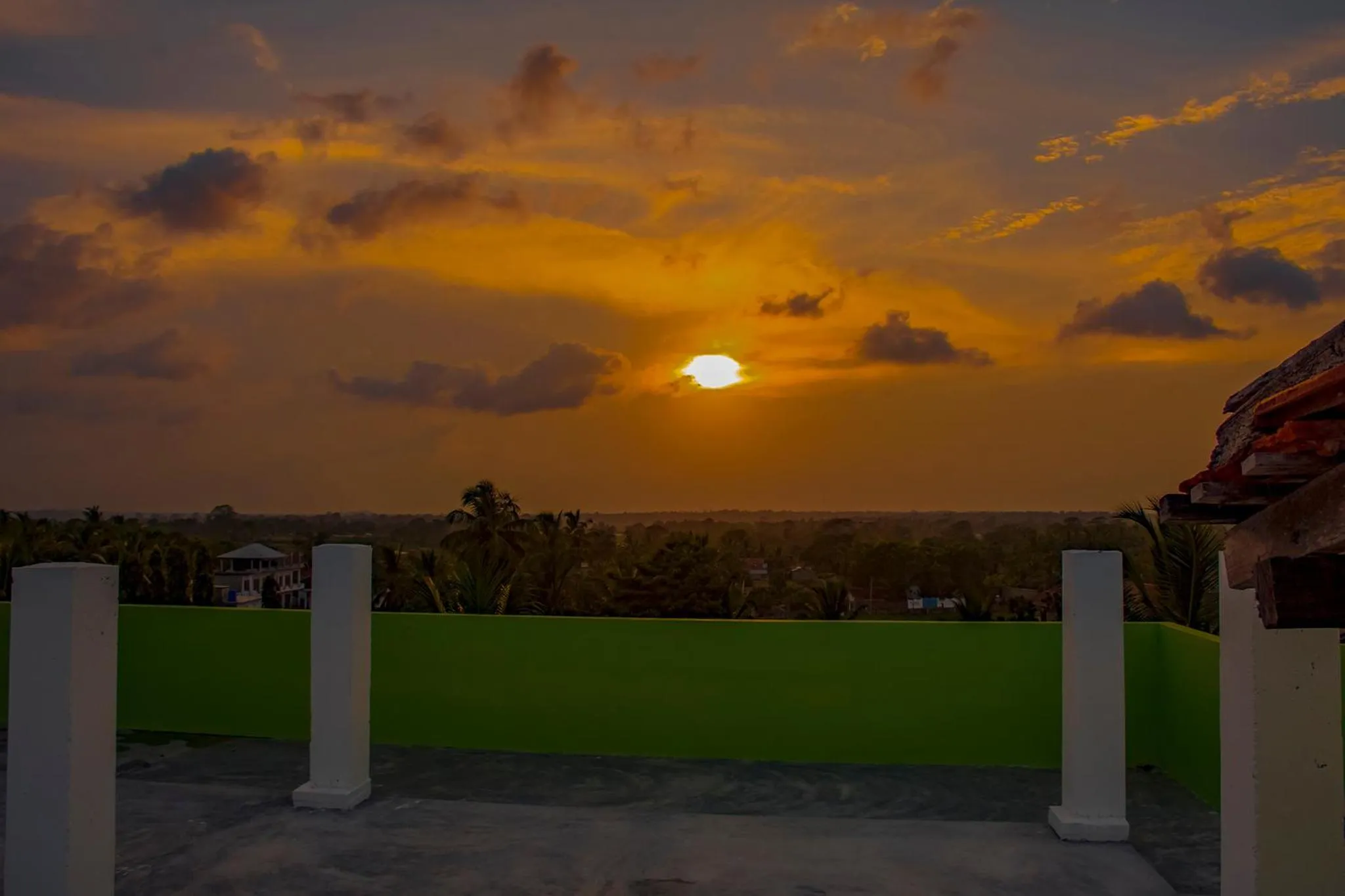 Sunset in Nice Place Beach Hotel