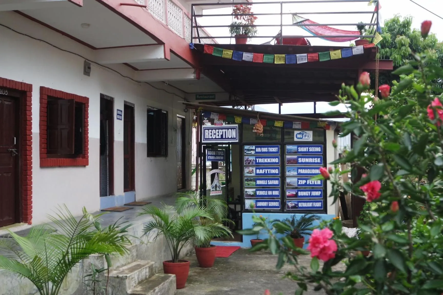 Restaurant/places to eat in Pokhara Youth Hostel