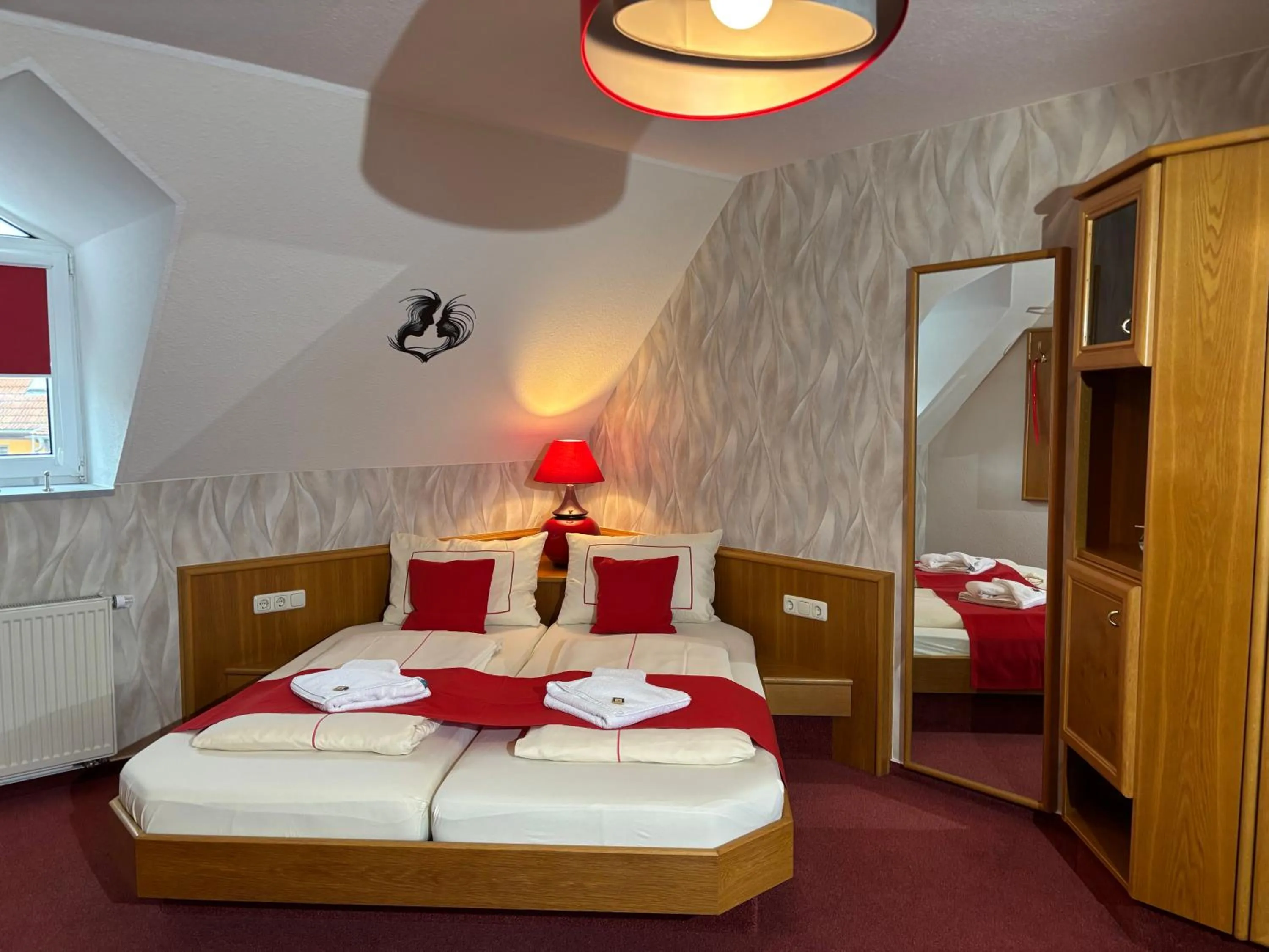 Bed in Ambiente Hotel Strehla