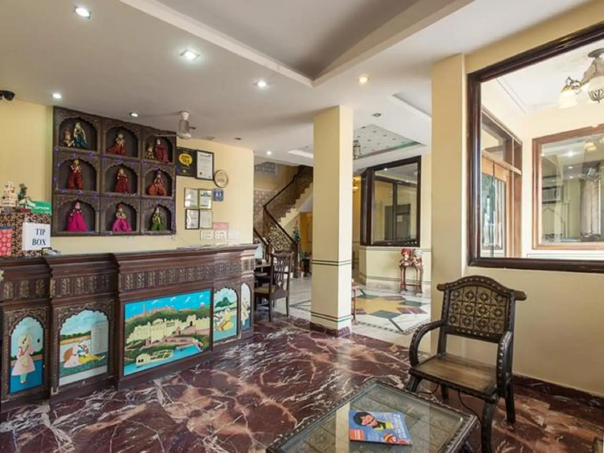 Lobby or reception in Hotel Amer View Lobby or reception in Hotel Amer View