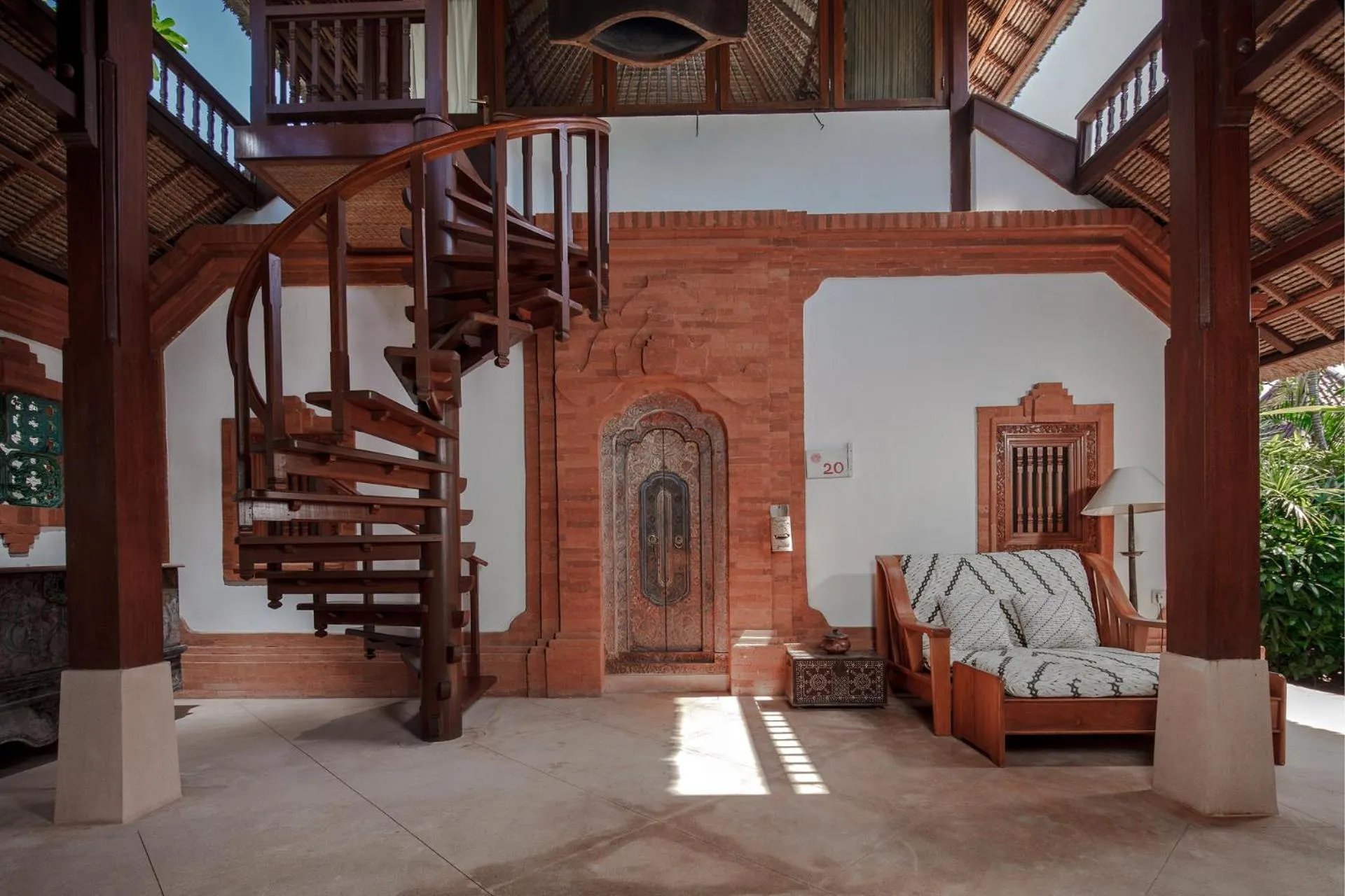 Patio in Tandjung Sari Hotel