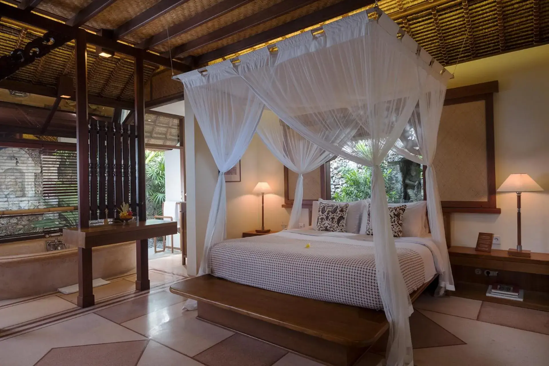 Bed in Tandjung Sari Hotel Bed in Tandjung Sari Hotel