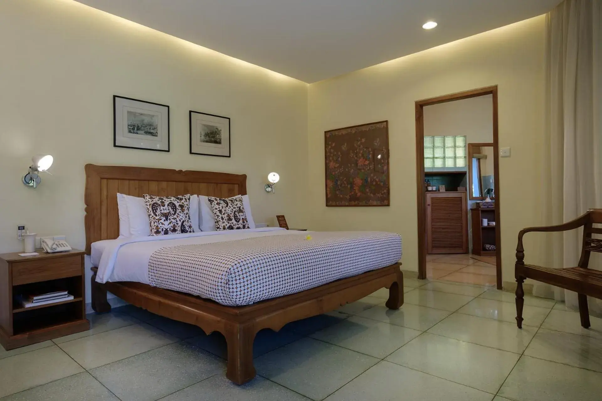 Bed in Tandjung Sari Hotel Bed in Tandjung Sari Hotel