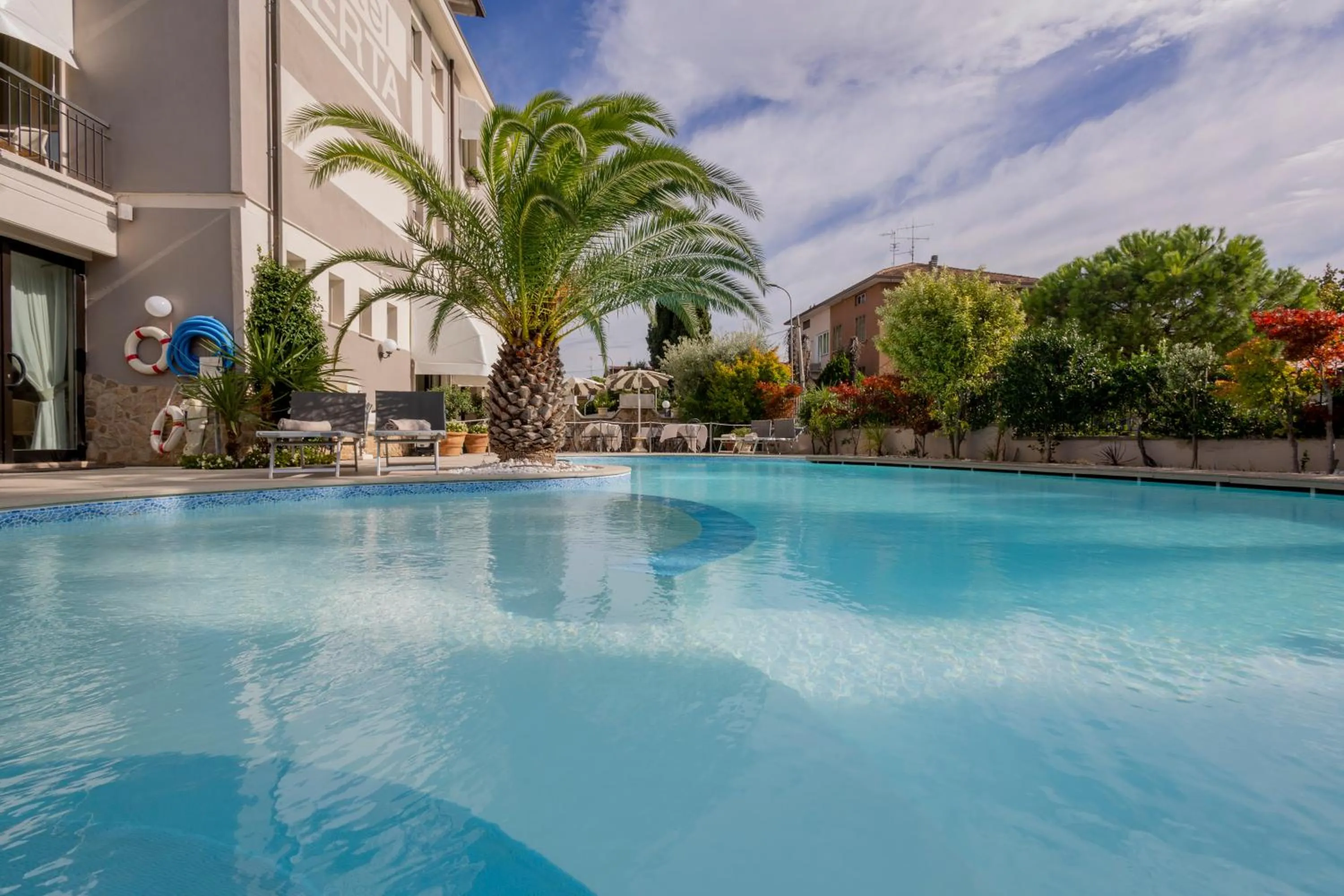 Property building in Hotel Berta