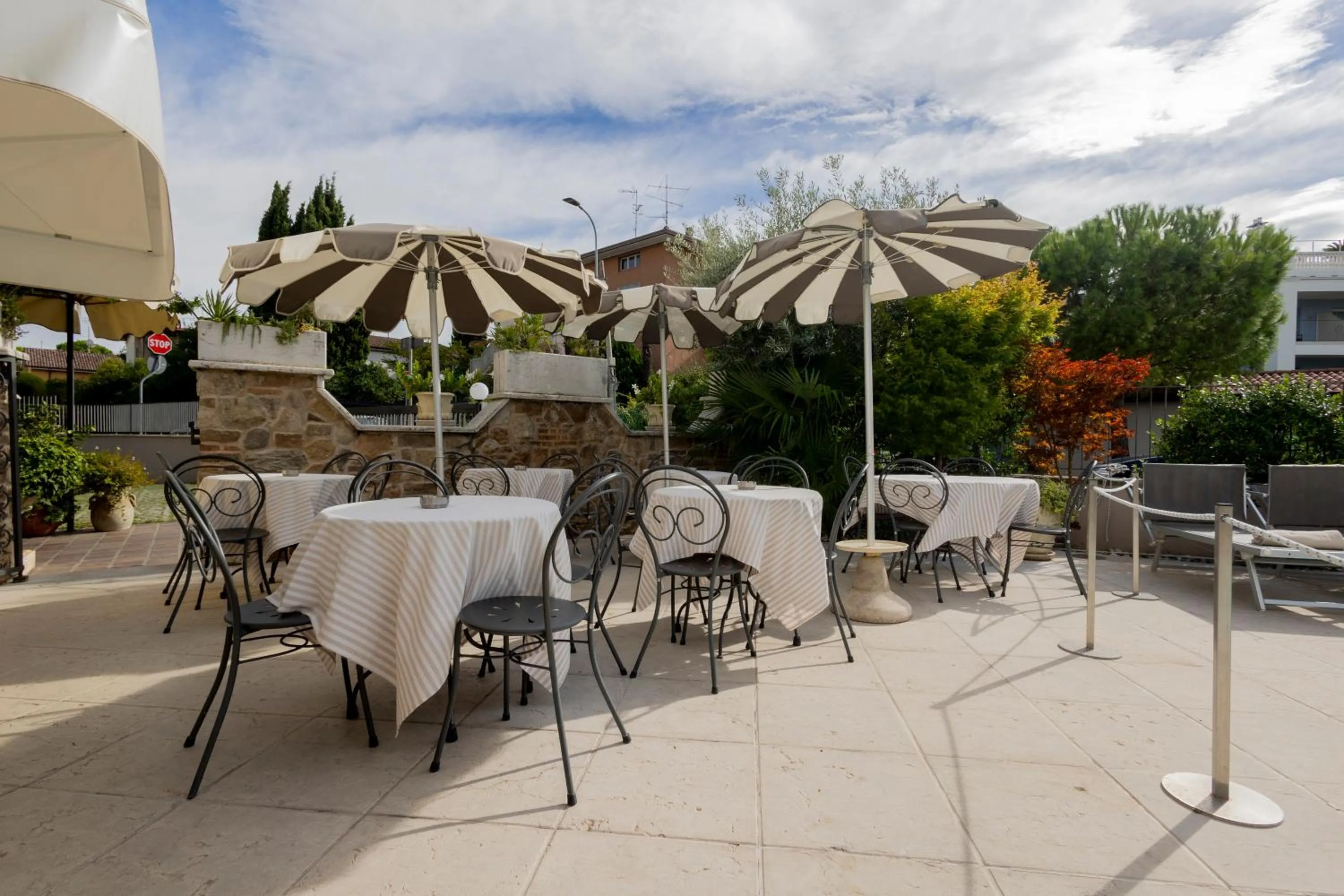 Patio in Hotel Berta