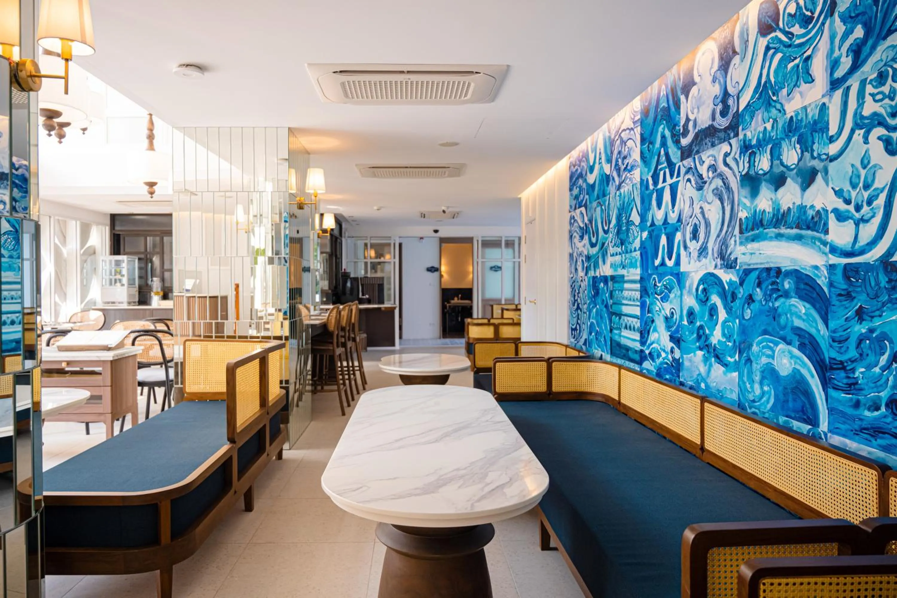 Seating area in Away Chiang Mai Thapae Resort A Vegan Retreat