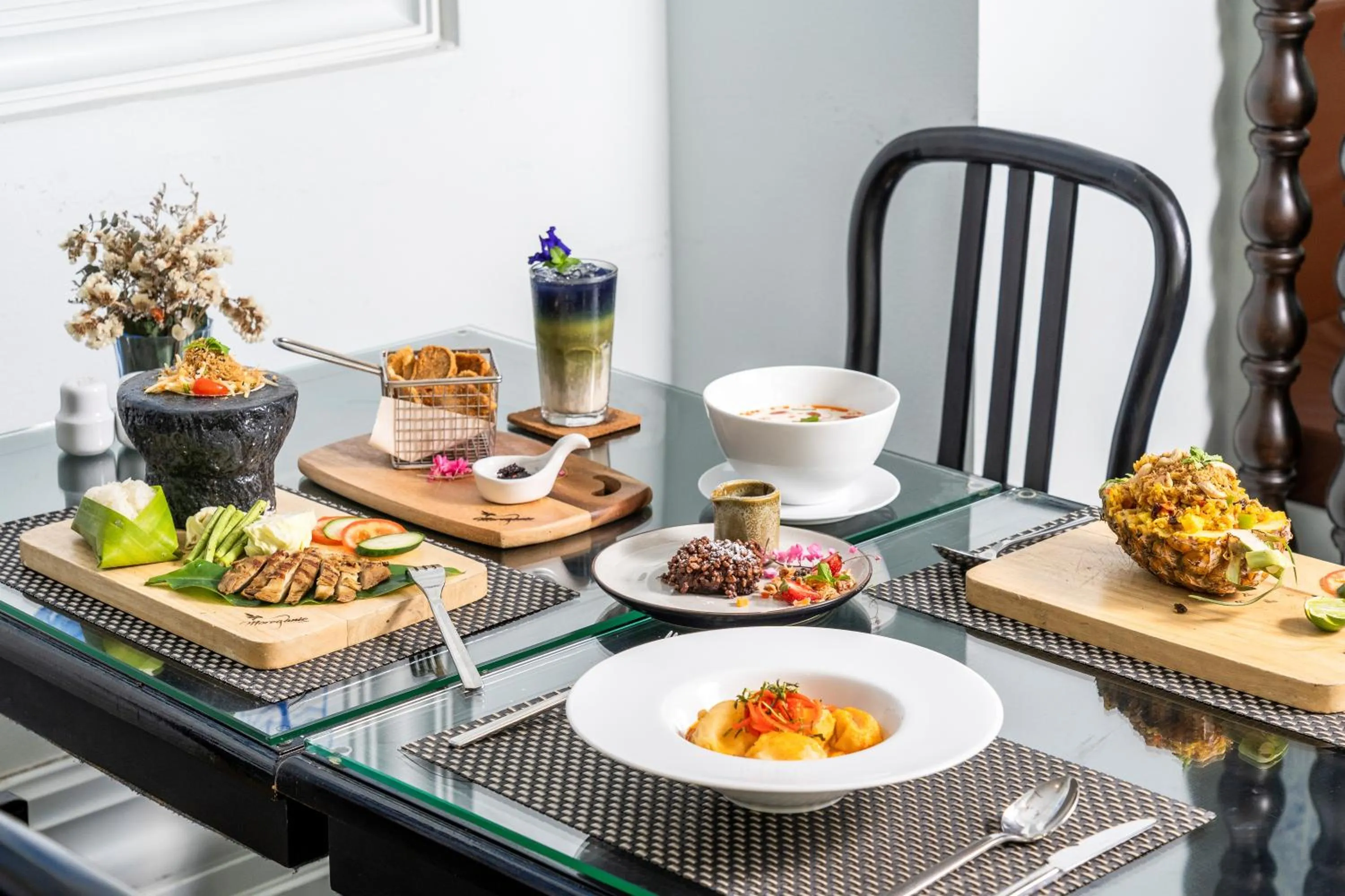 Food and drinks in Away Chiang Mai Thapae Resort A Vegan Retreat