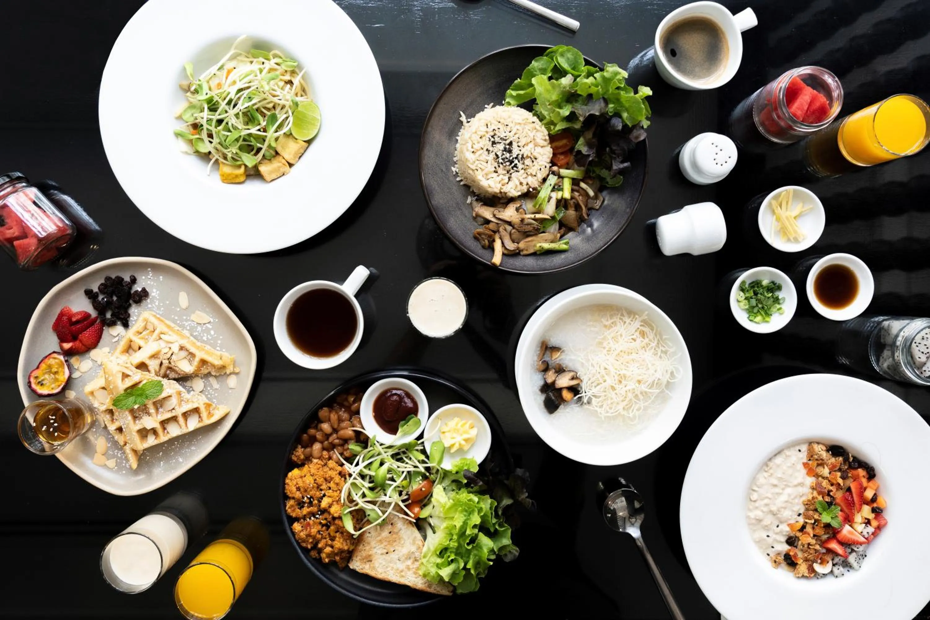 Breakfast in Away Chiang Mai Thapae Resort A Vegan Retreat