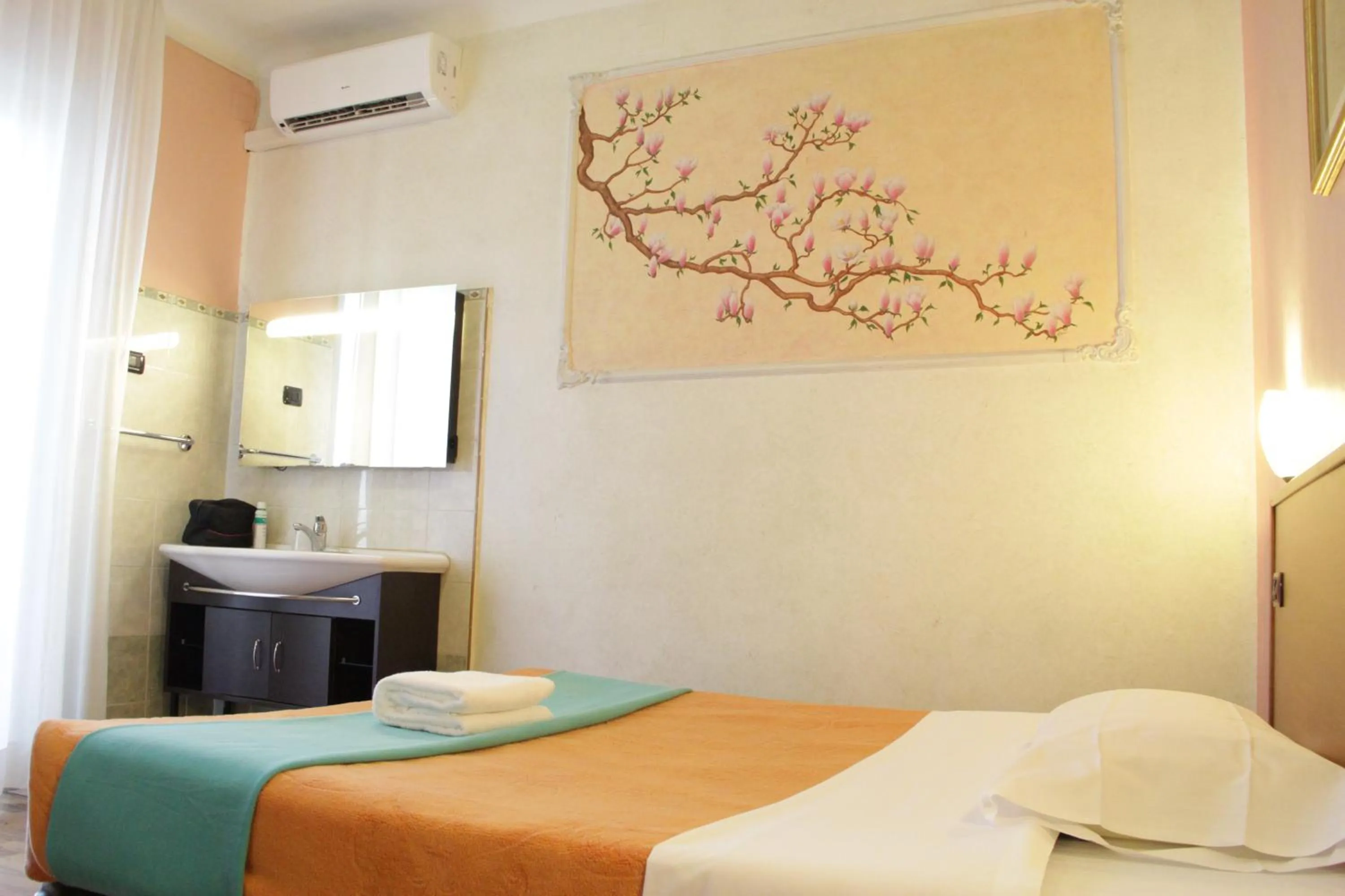 Bed in Hotel America