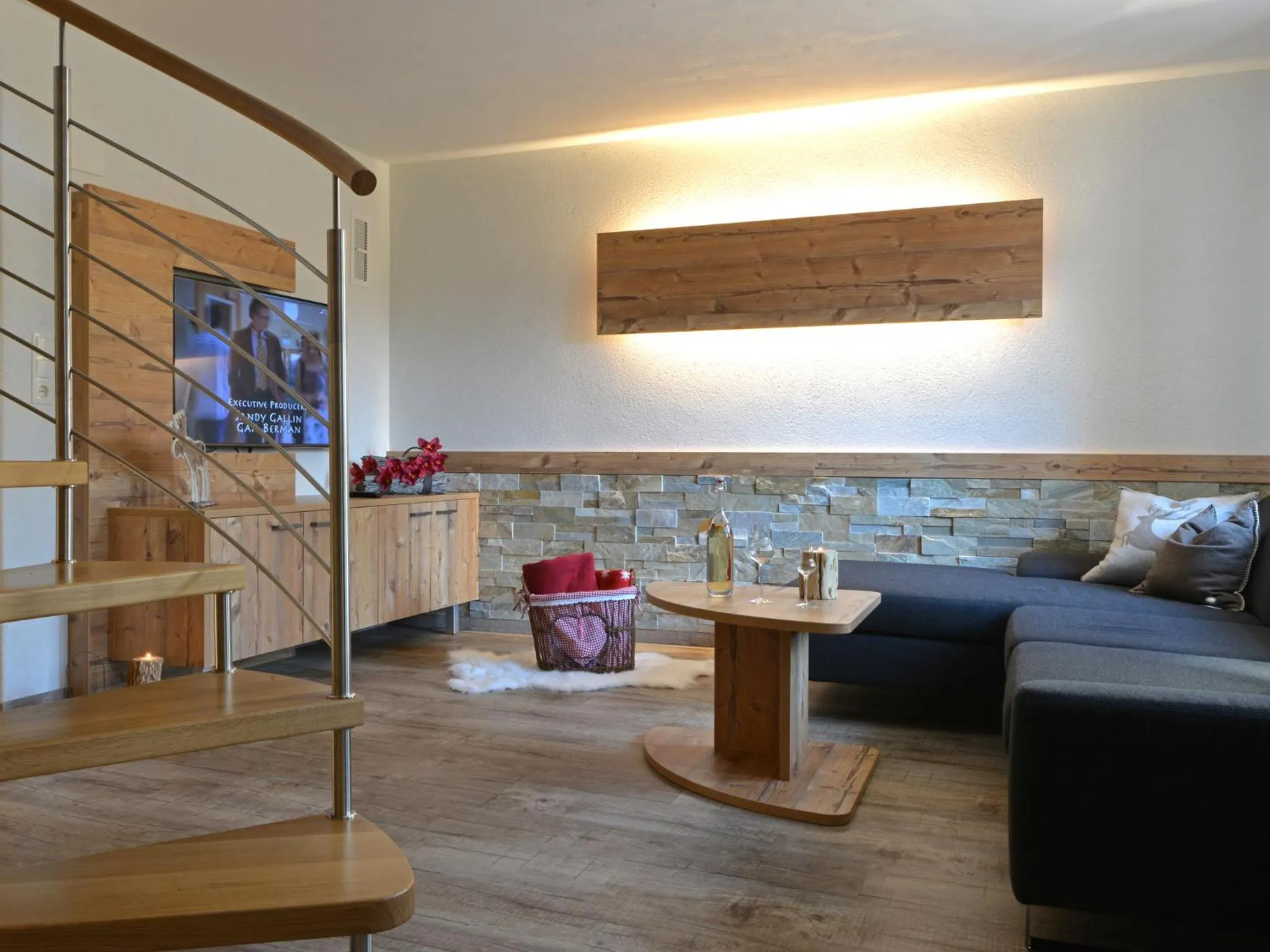 Living room in Pircher-Maes Apart & Stubaital